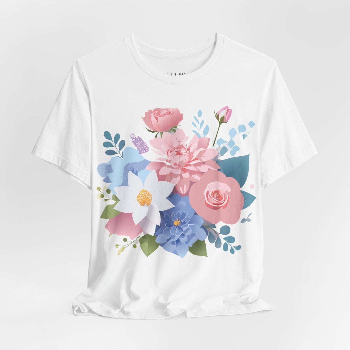 Floral Graphic Tee Shirt - Bella+Canvas Unisex 100 Cotton 31