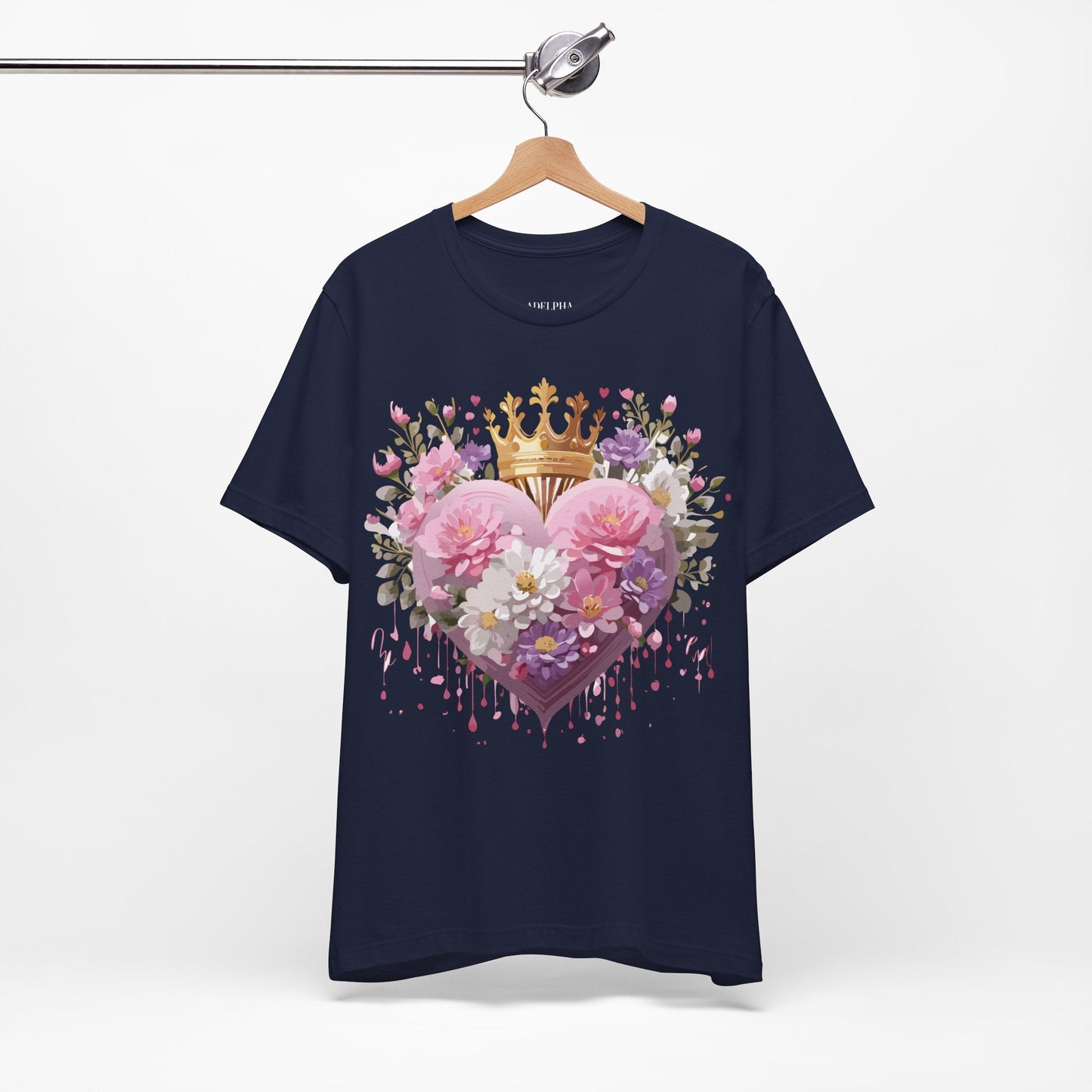Valentine Graphic T Shirt Unisex Jersey Short Sleeve Adelpha Art Design Tee Vintage Inspired