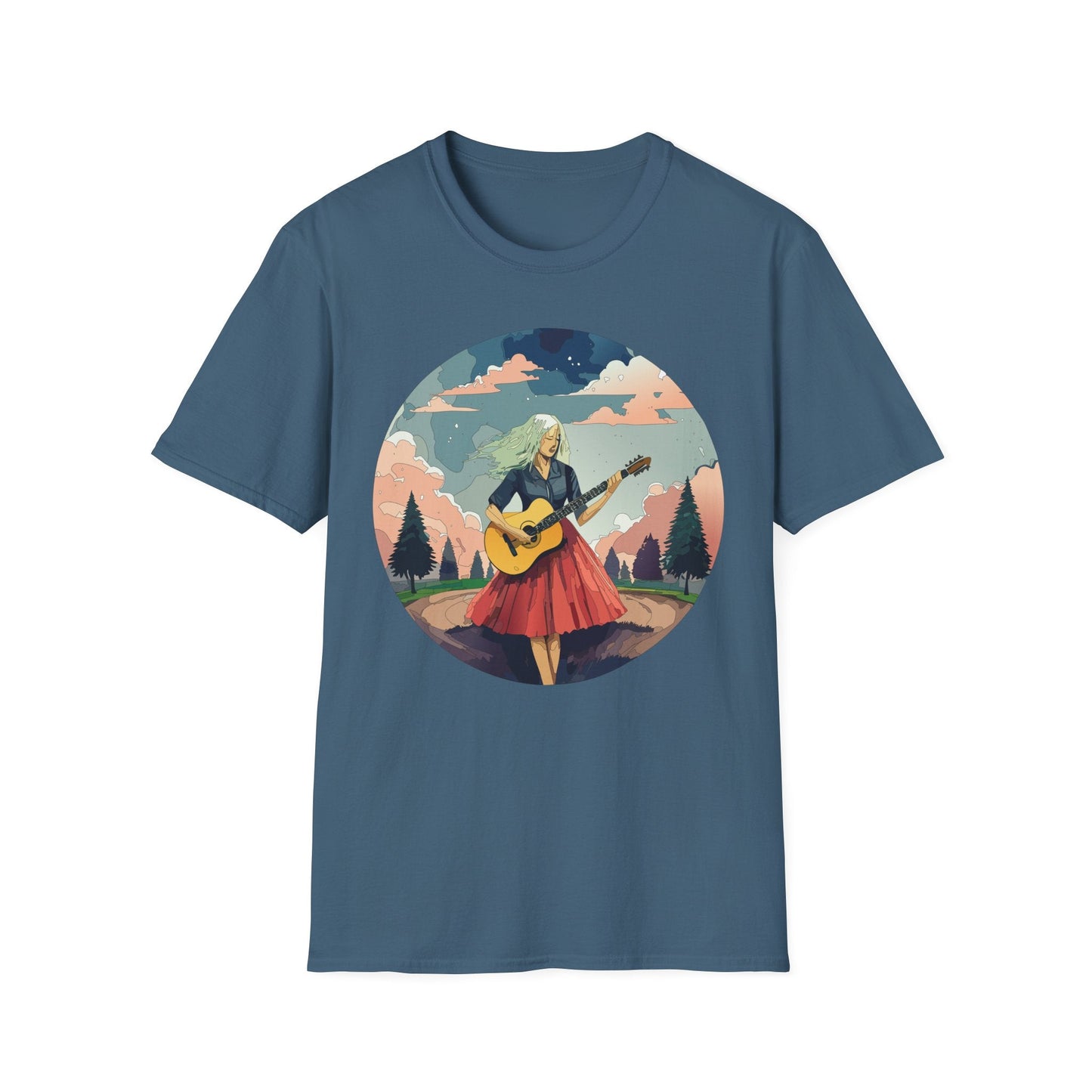 Womens Graphic T Shirt Art Design Ladies Tee Softstyle Gildan 64000 100 Percent Cotton
