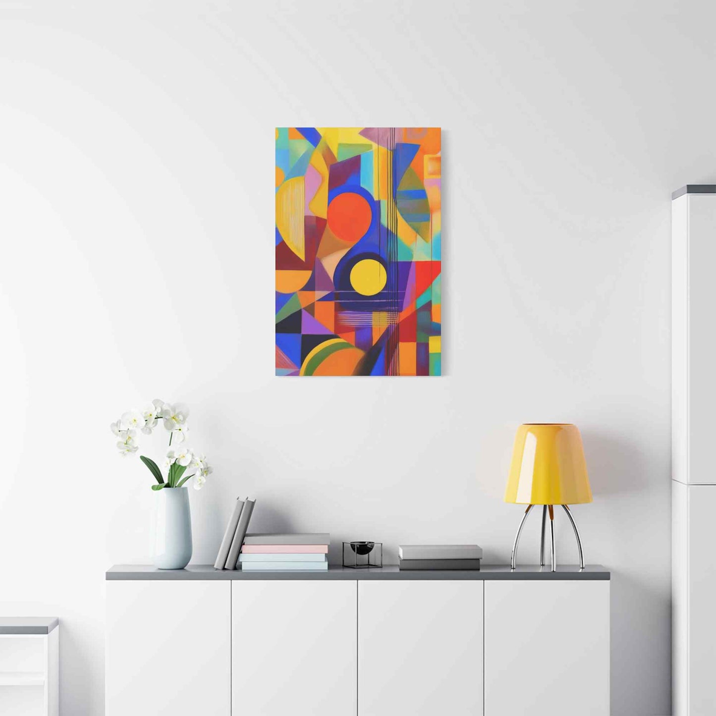 Abstract Painting Print Canvas 20x24,20x30,24x30, 24x32,24x36,30x40, 32x48,36x48,40x60 Pine-Wood Inner Frame ABS-9