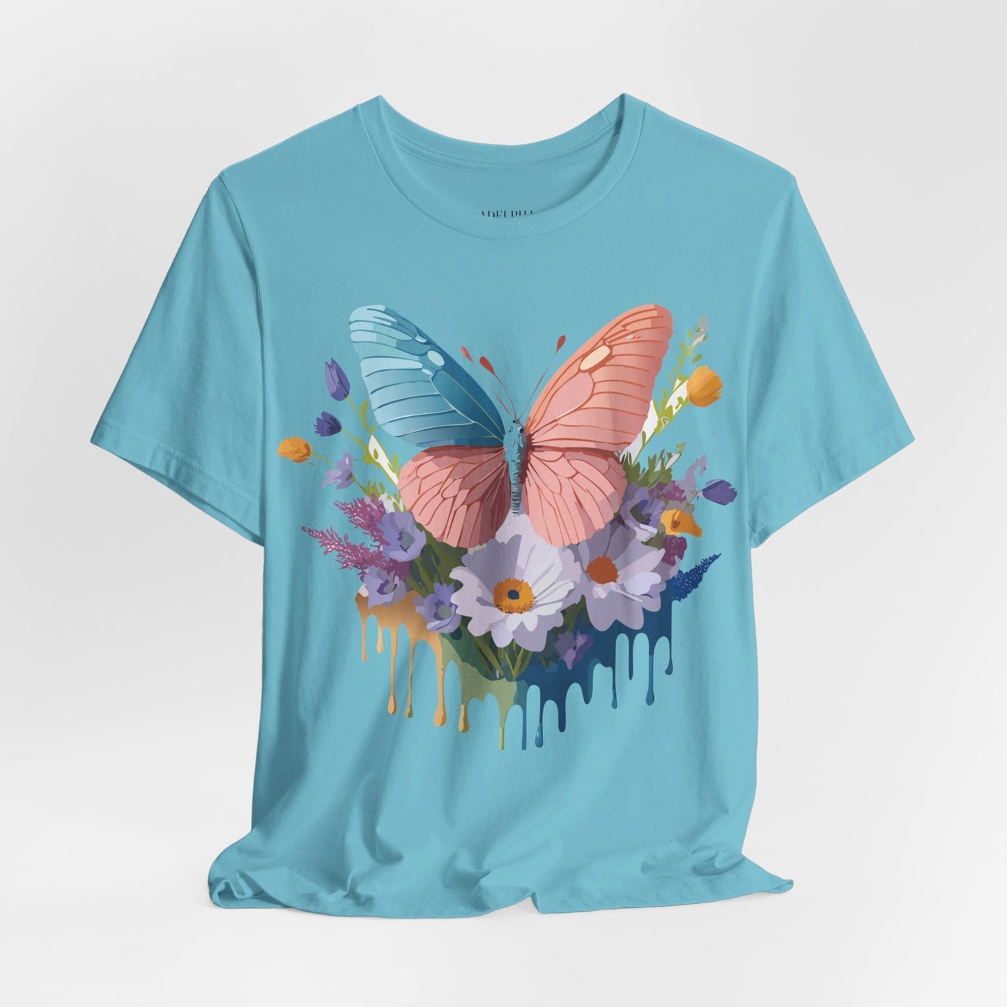 Butterfly Graphic Tee Unisex Art Design Shirt With Vintage Adelpha Artwork