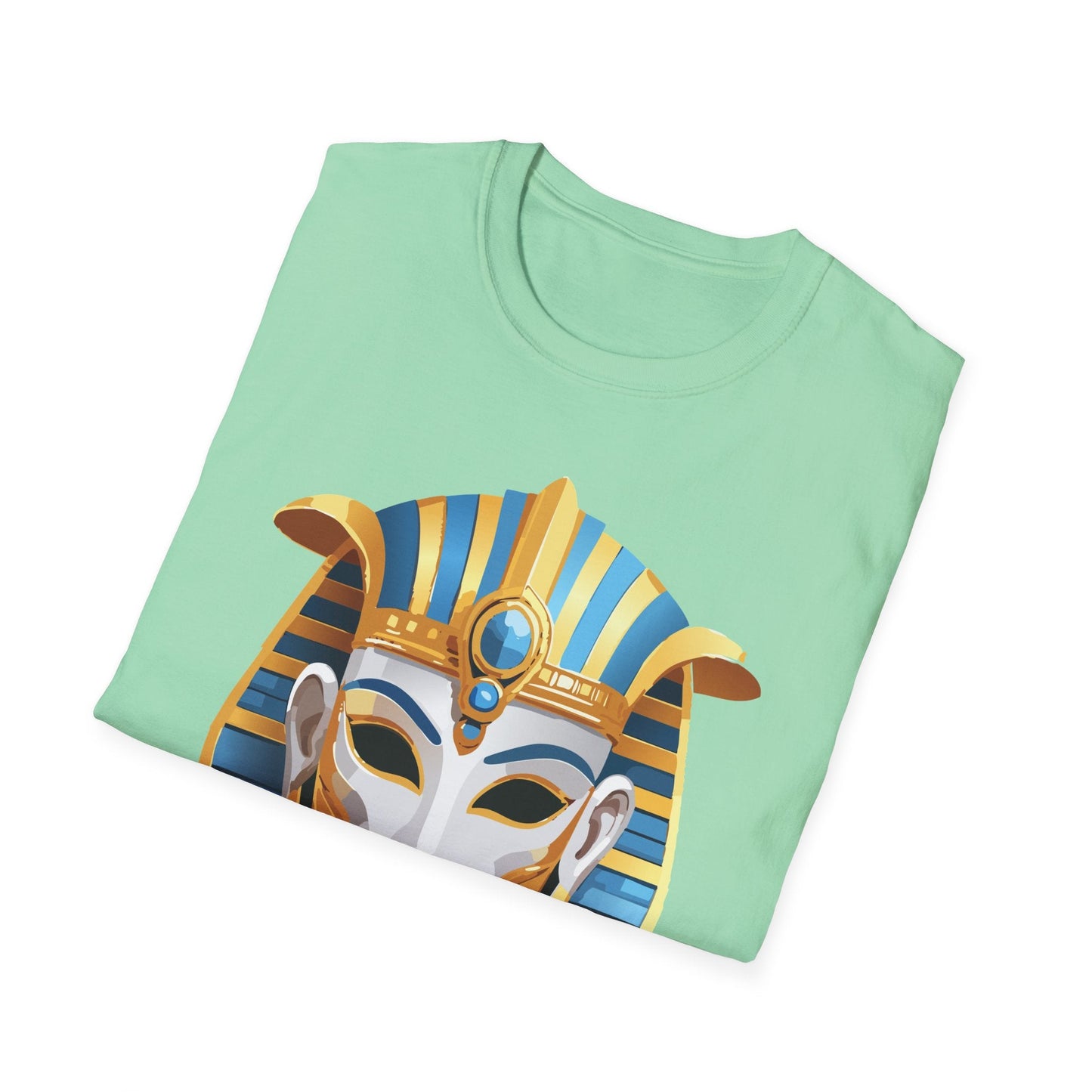 Mask Tee Shirt Unisex Gildan Softstyle 64000 Cotton Tee With Masquerade Design Artwork