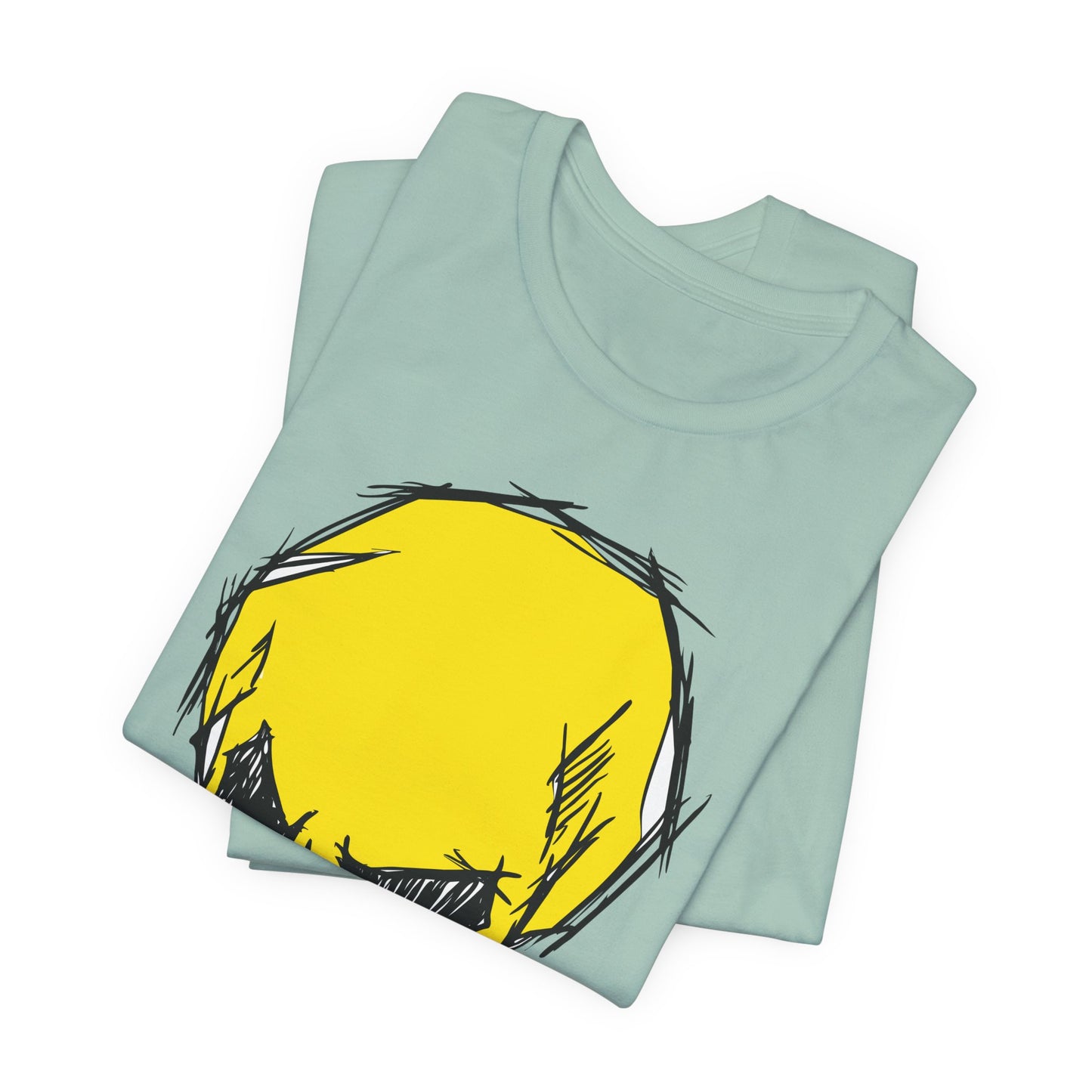 2-Yellow Skull Graphic Design Tee, Skull Shirt, Vintage Tees, Art Design T-Shirt, Vintage Graphic Tee, Art Shirts with Skulls