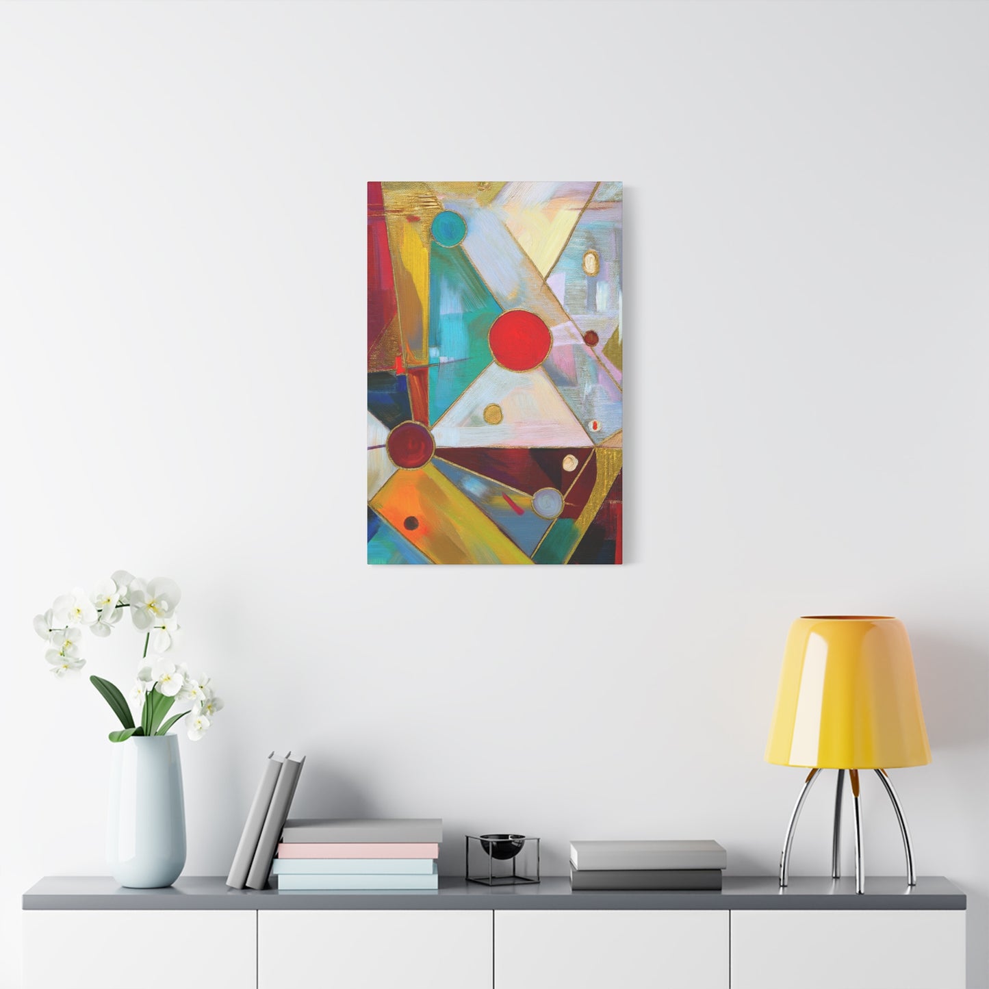 Abstract Oil Painting Print Canvas 20x24,20x30,24x30 24x32,24x36,30x40 32x48,36x48,40x60 Pine-Wood Inner Frame ABS-177