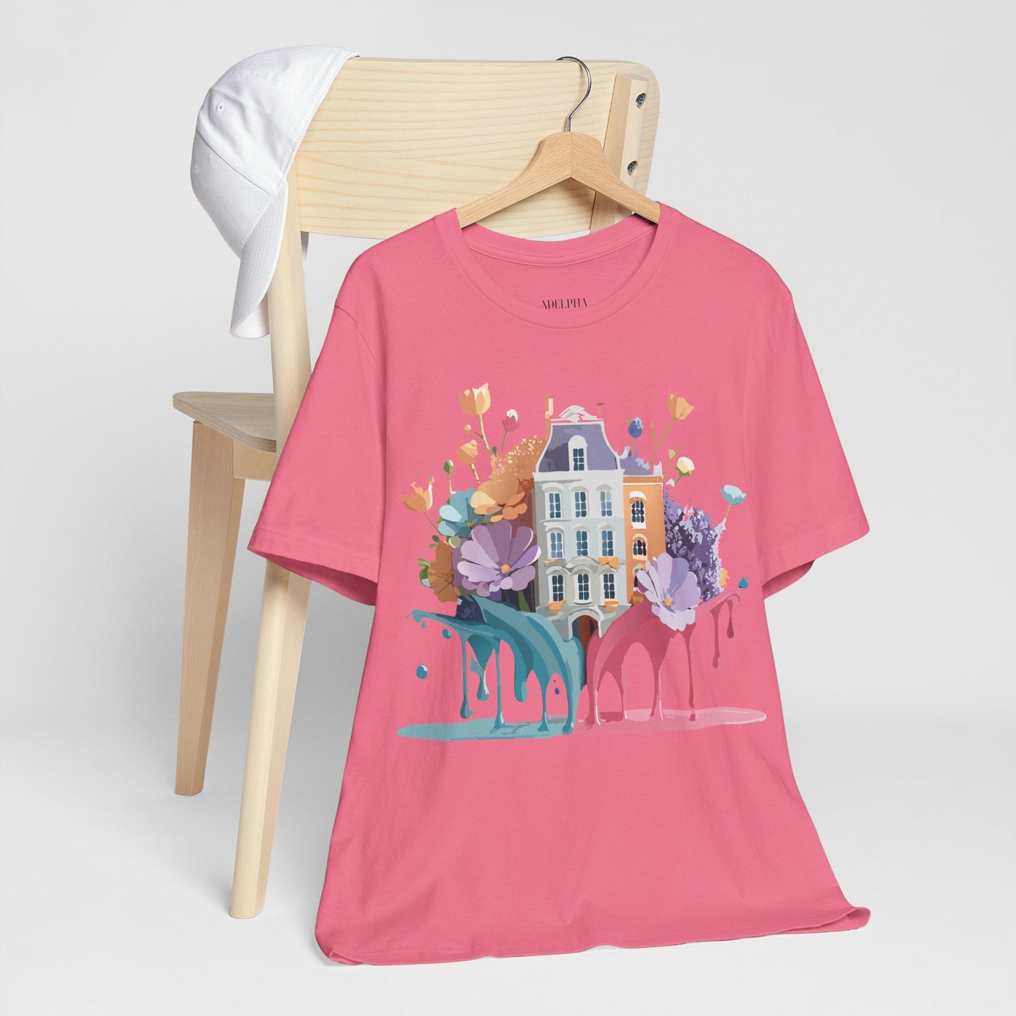 Amsterdam Graphic Tee Unisex Jersey Short Sleeve Shirt Travel Themed Original Artwork
