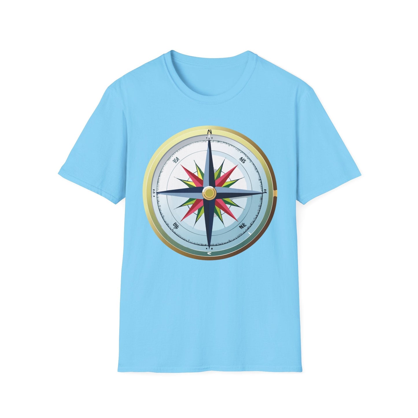 Compass Navigator Graphic Tee Unisex 100 Cotton 6