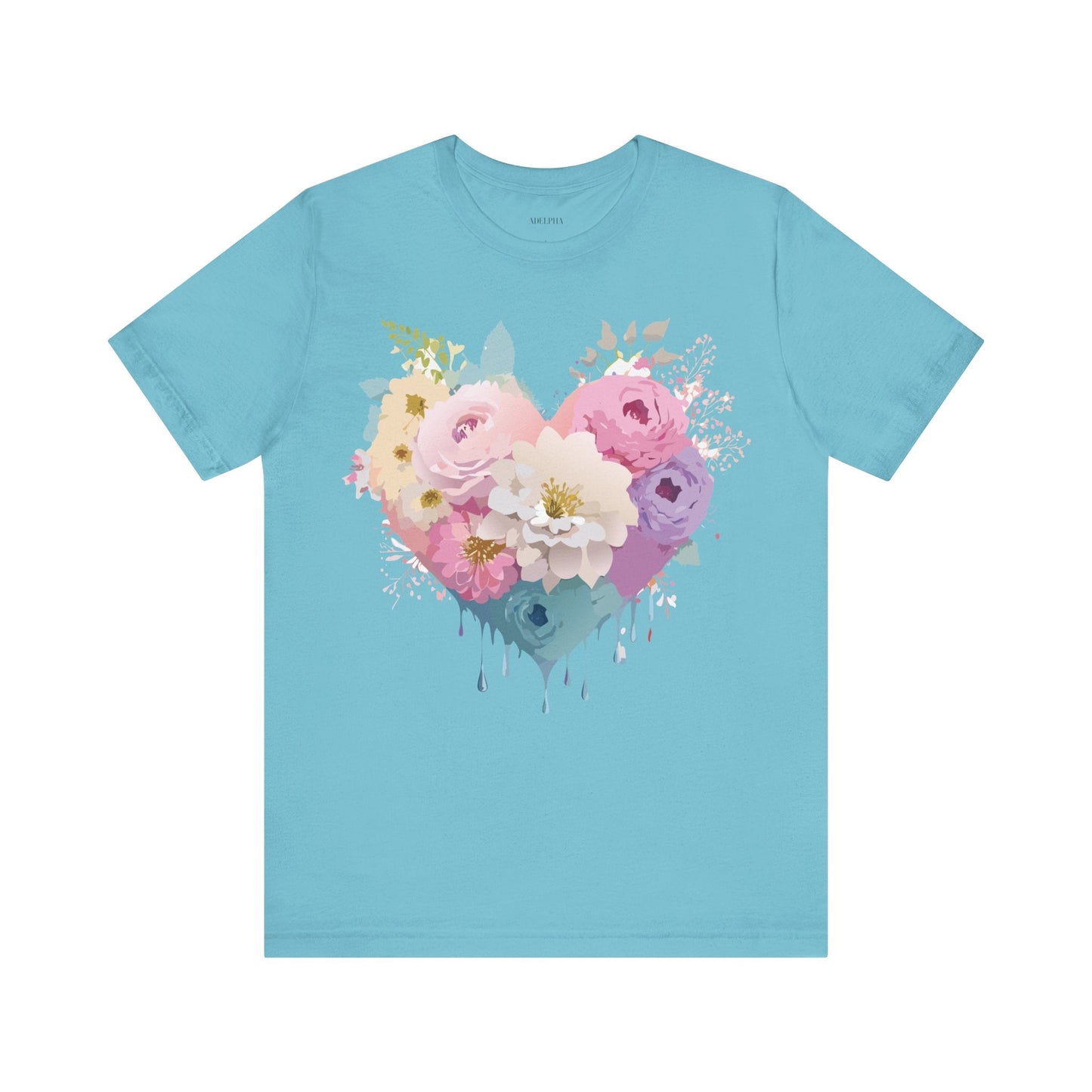 Valentine Graphic Tee Unisex Short Sleeve Shirt With Adelpha Vintage Artwork Design