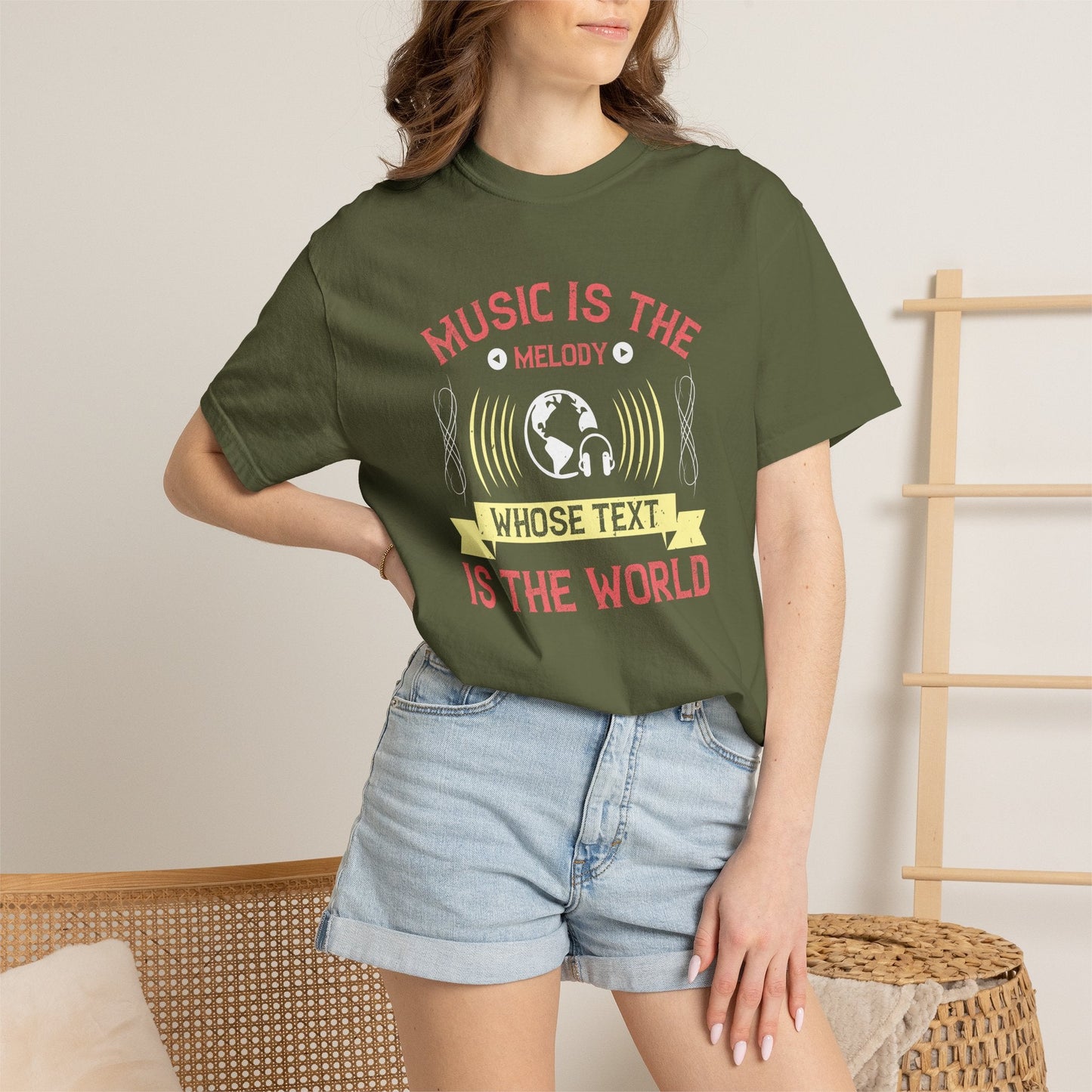 Music Graphic Design Unisex Cotton T-shirt m33