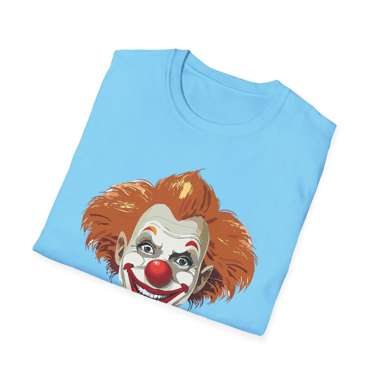 Clown Shirt Unisex Funny Man Circus Tee Softstyle Gildan 64000 Short Sleeve Shirt Premium