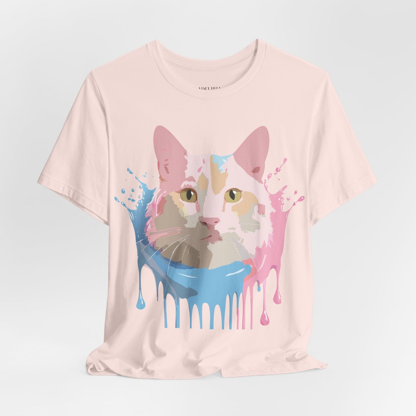Cat Graphic Tee Unisex Vintage Style Shirt Adelpha Art Design