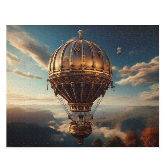 Hot air balloon Puzzle 500-Chipboard Pieces in Box | Kids Puzzles Size: 16" x 20",  Ages 9+ and Family pn51