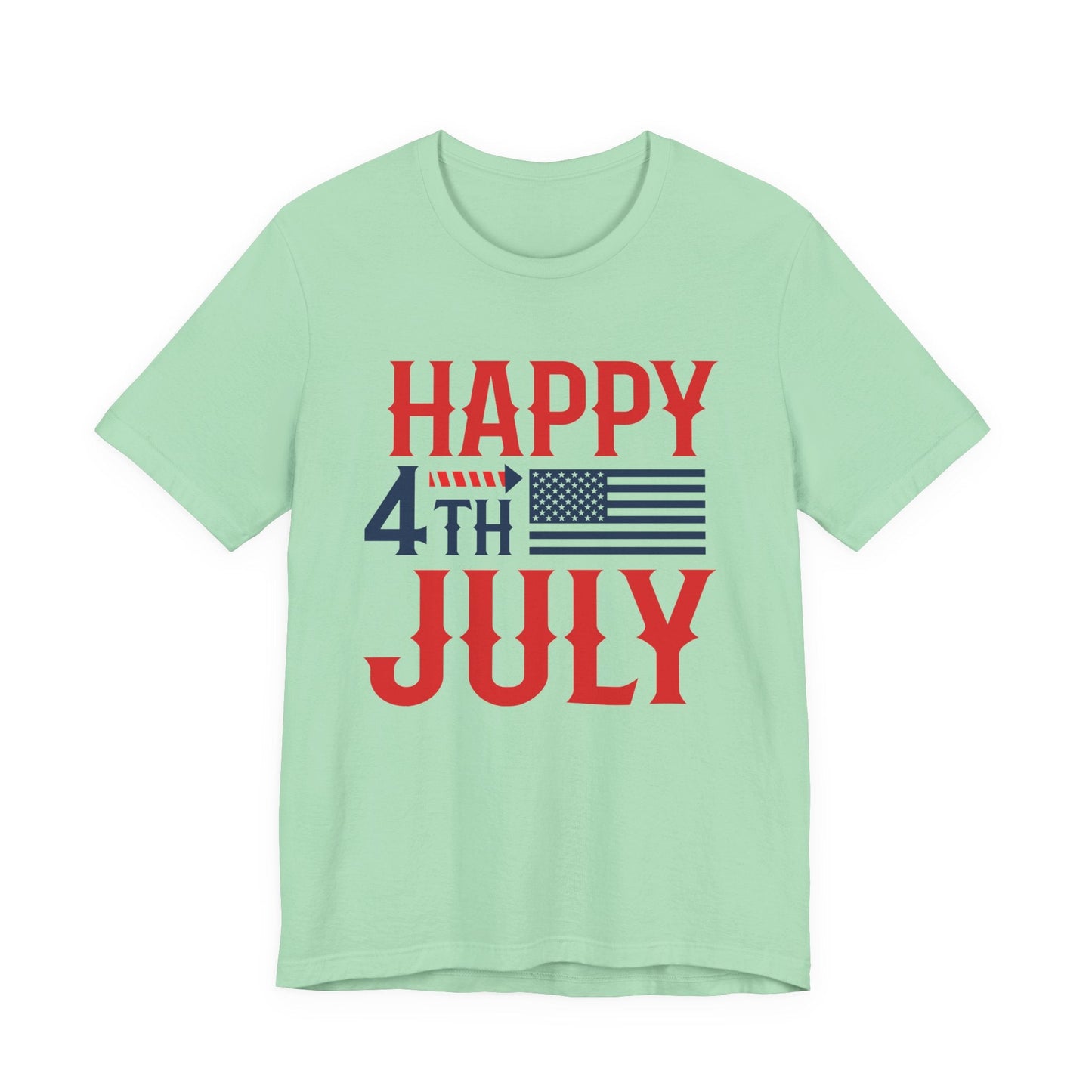 American Flag Graphic Unisex Cotton T-Shirt 011