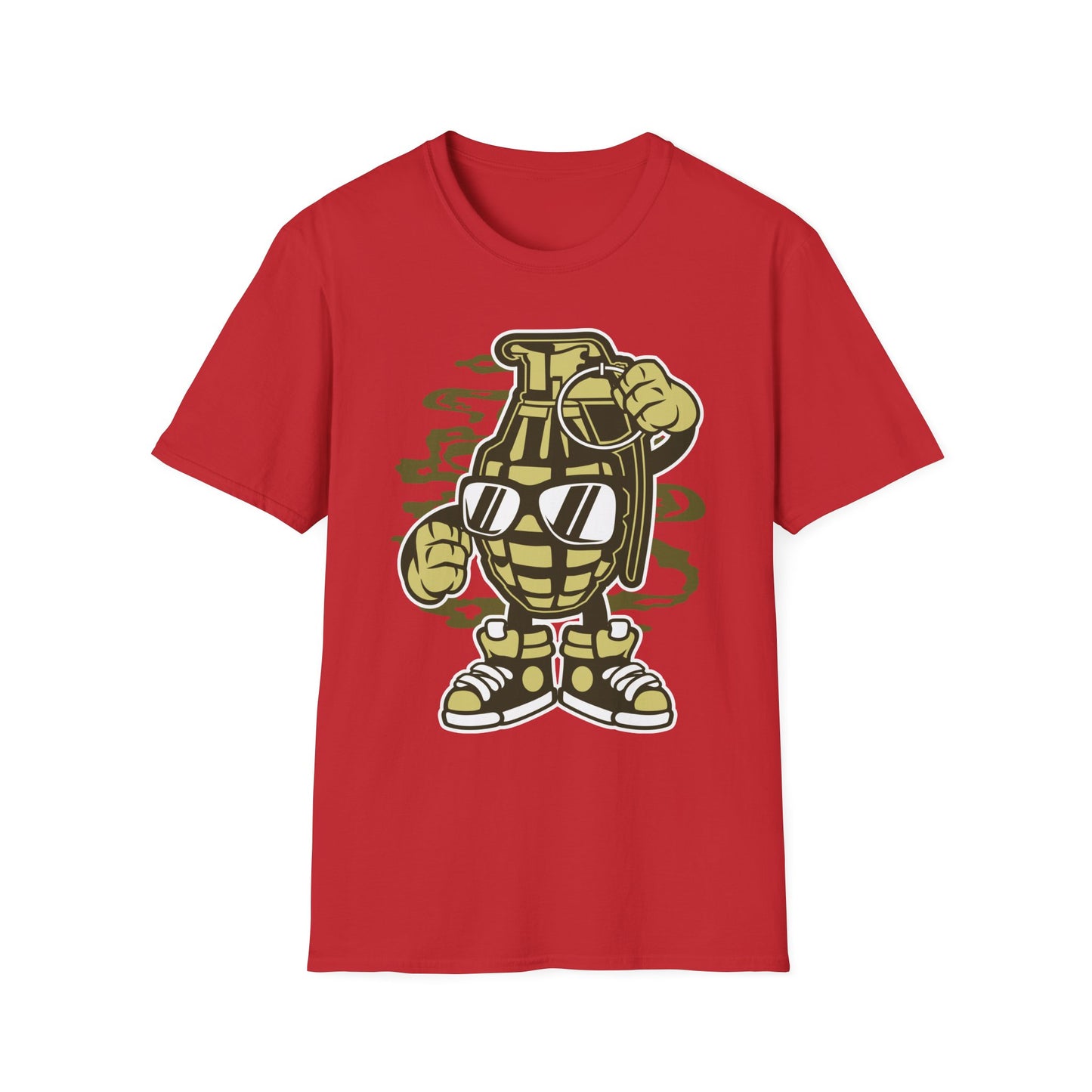 Unisex Cotton T-Shirt with Cartoon Graphic Design