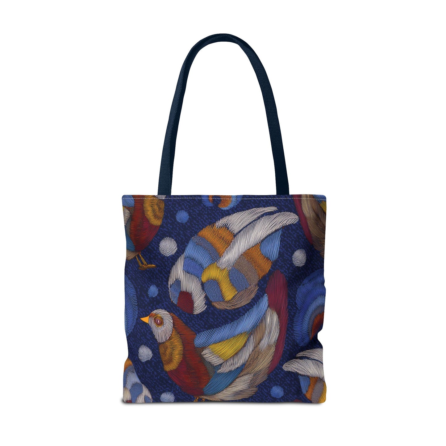 Denim Fabric Imitation Print Unisex Canvas Bag Poly Spun 3 Sizes Tote Bag 194-9