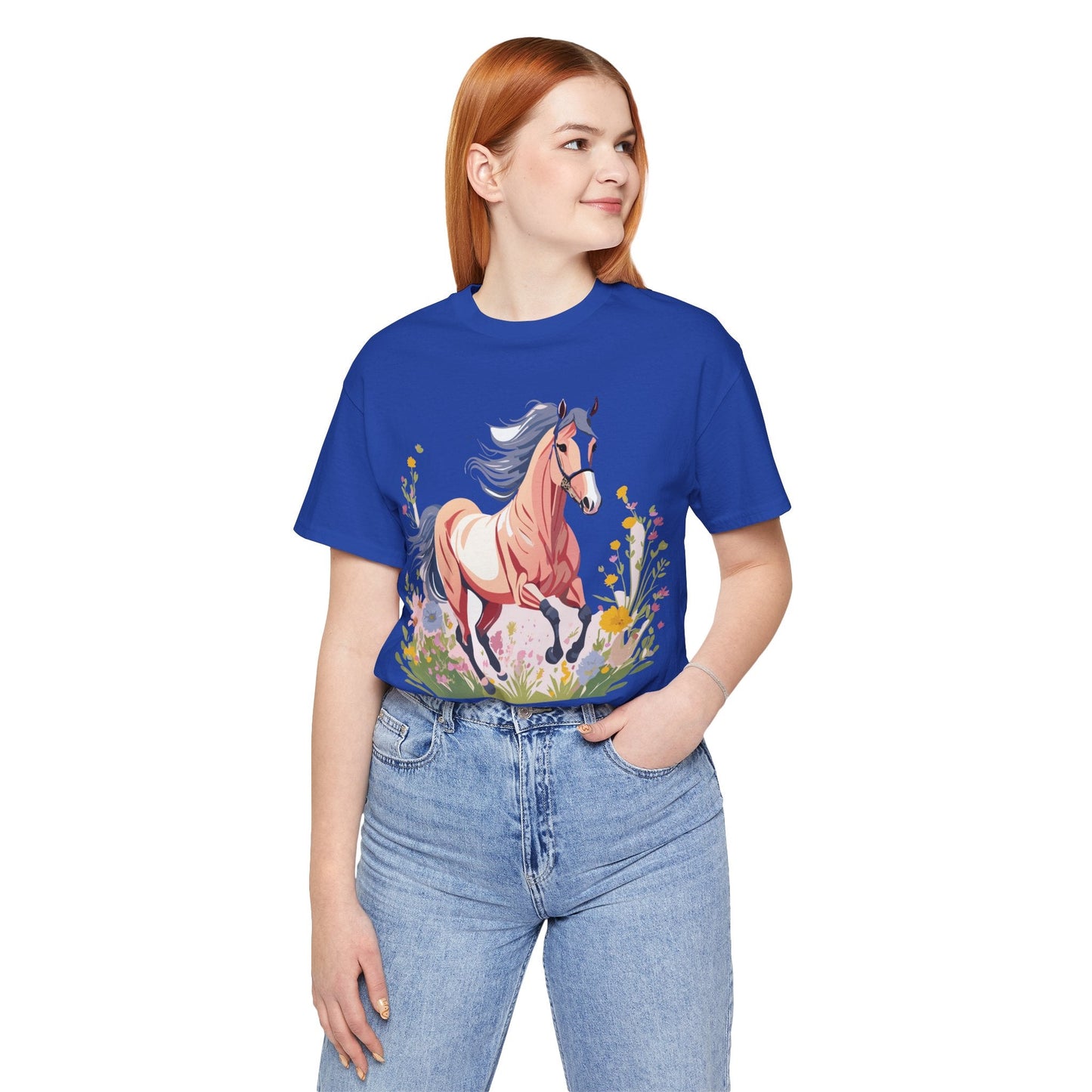 Horse Graphic Unisex 100 Cotton Vintage Animal Art T-Shirt 8