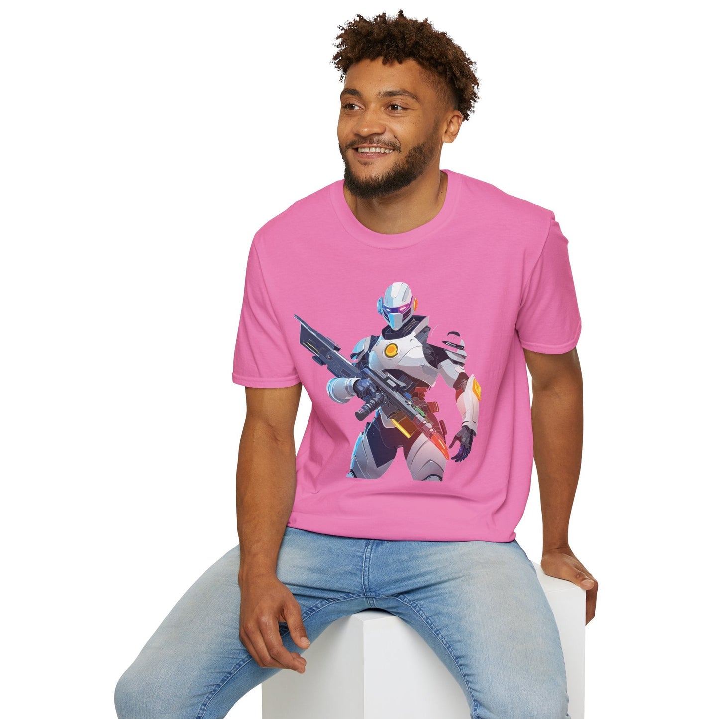 Unisex Robocop T Shirt Graphic With Classic Robocop Design Softstyle 100 Cotton Tee