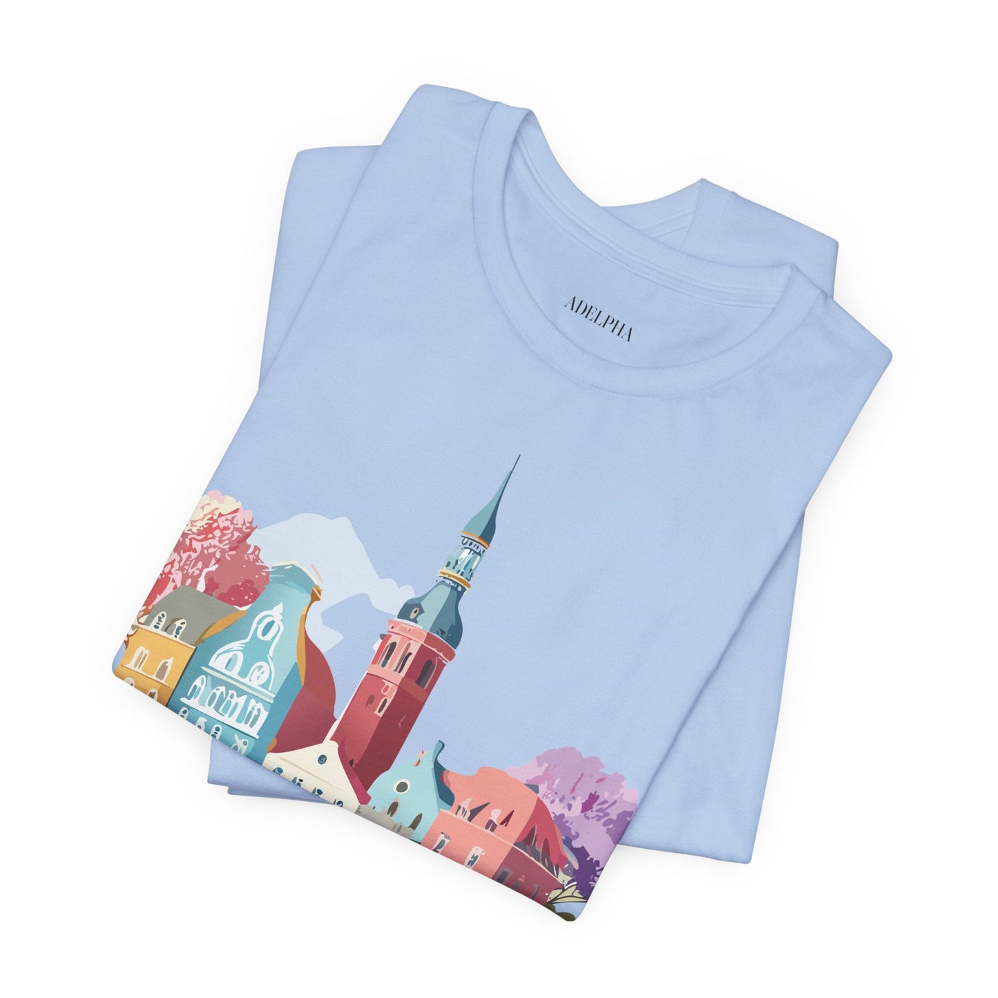 Germany Tourist Shirt Unisex Graphic Tee With Vintage Adelpha Artwork Short Sleeve