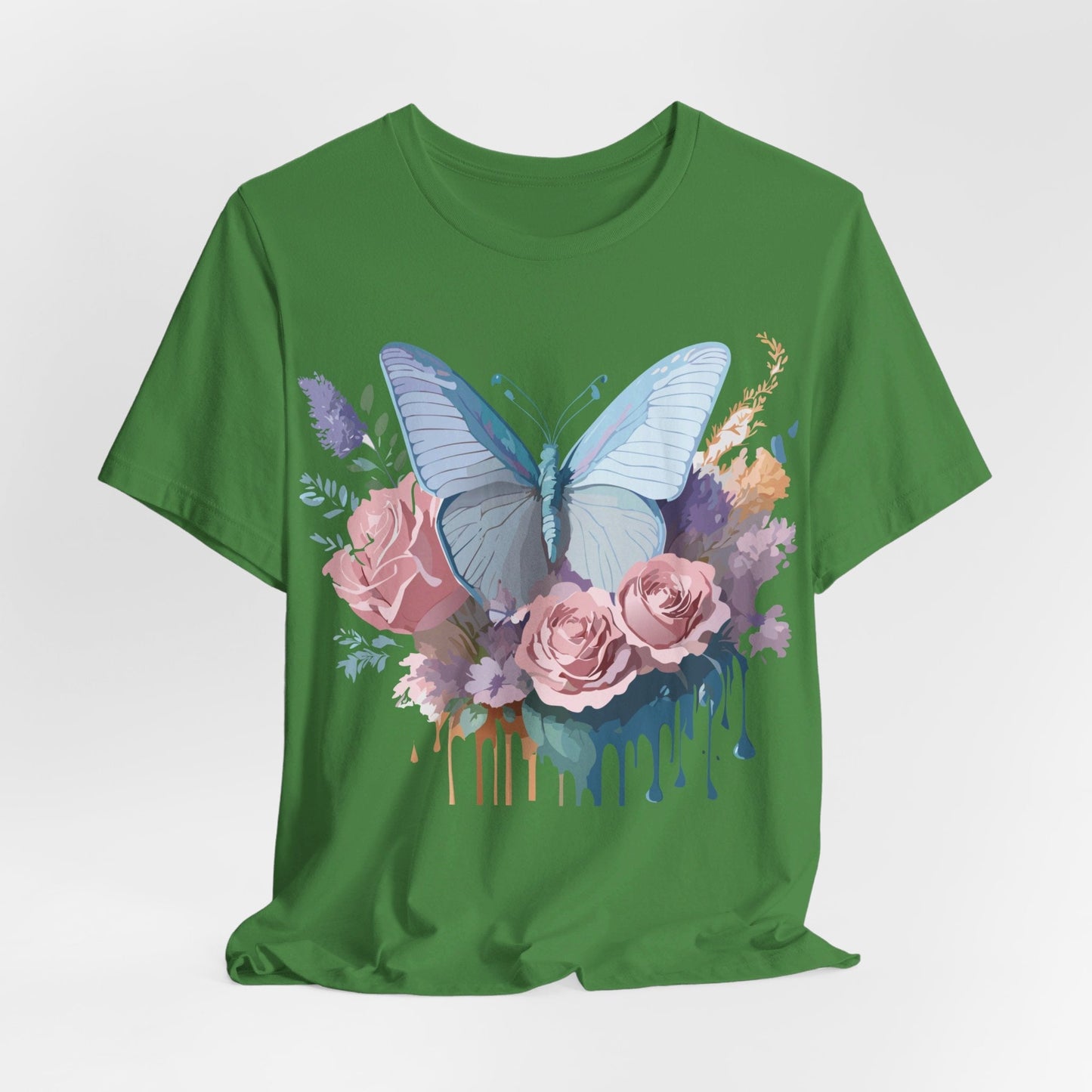 Butterfly Graphic Tee Unisex Jersey Short Sleeve Adelpha Vintage Art Design