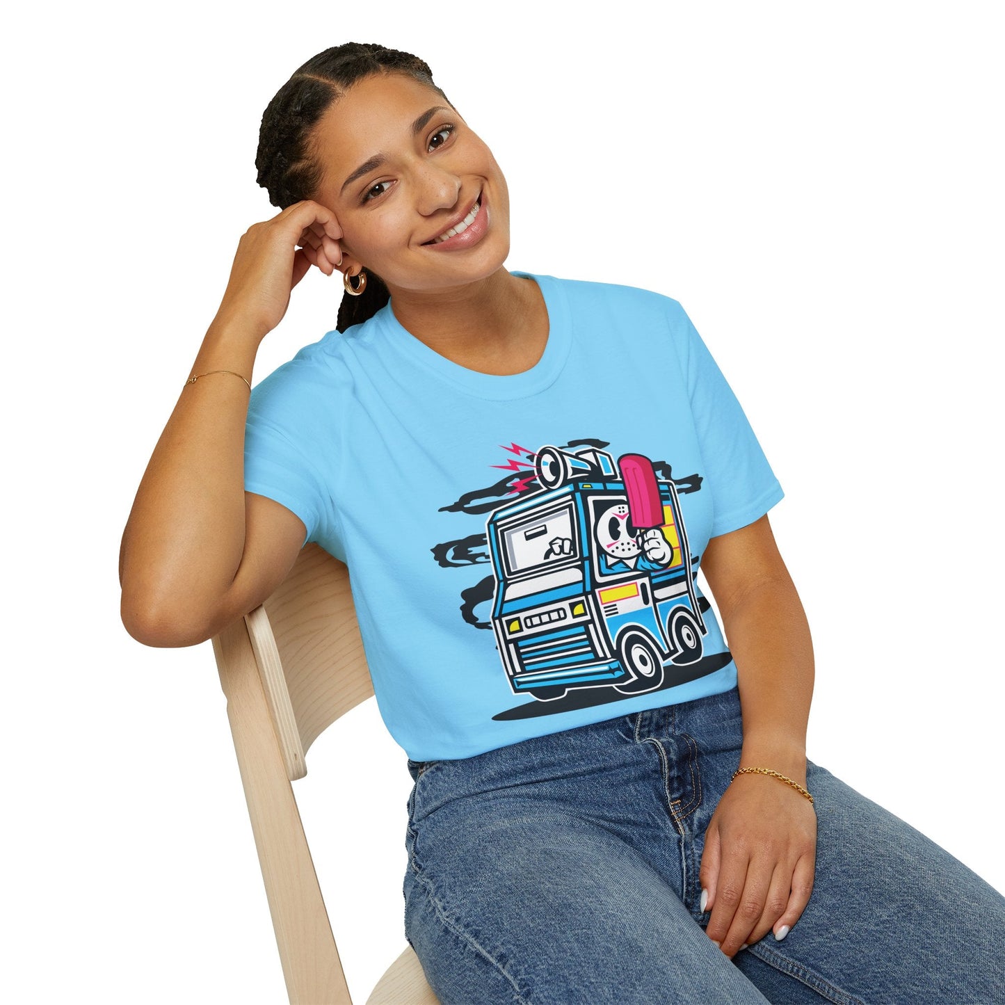 Cartoon T Shirt Animation Tee Funny Unisex Softstyle Gildan 64000 100 Percent Ring Spun Cotton