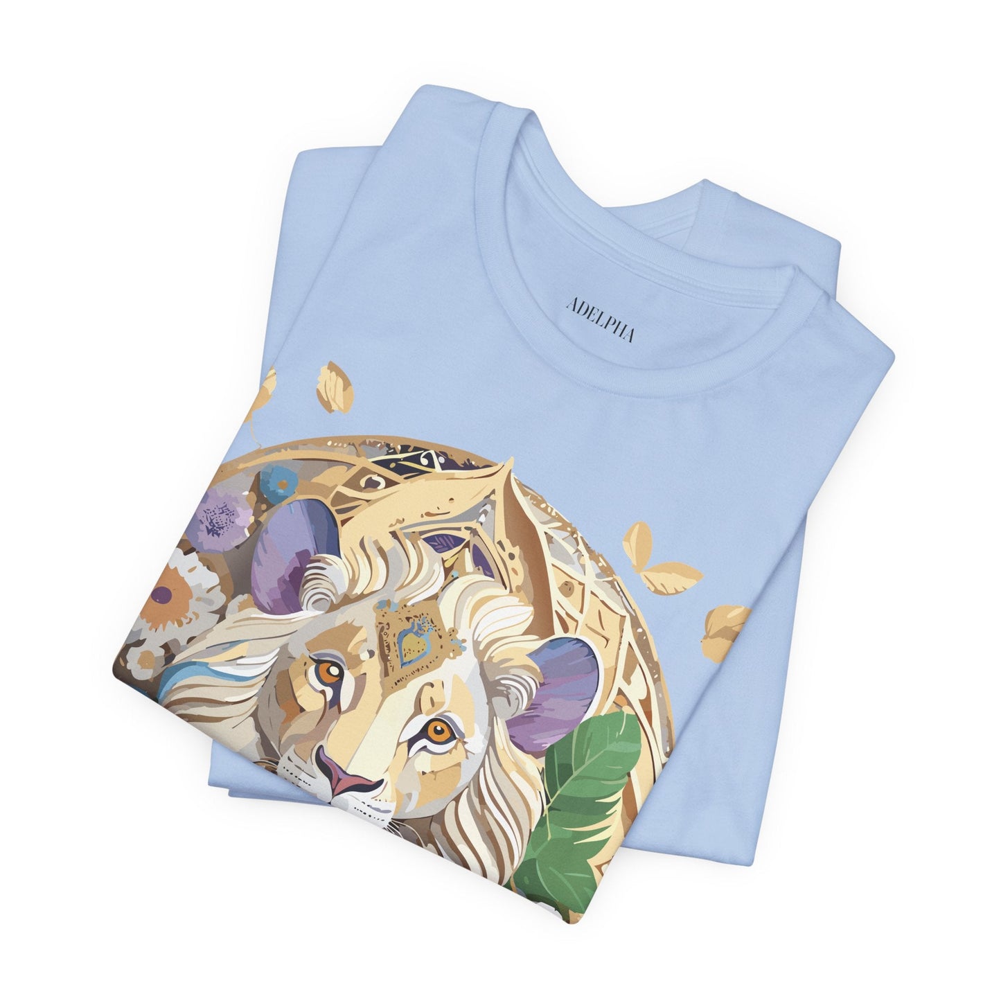 Adelpha Graphic Tee Unisex Medallion Shirt Vintage Inspired Art Design Short Sleeve