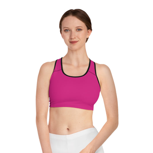 Pink Color Sports Bra, Pink Sports Bra 11