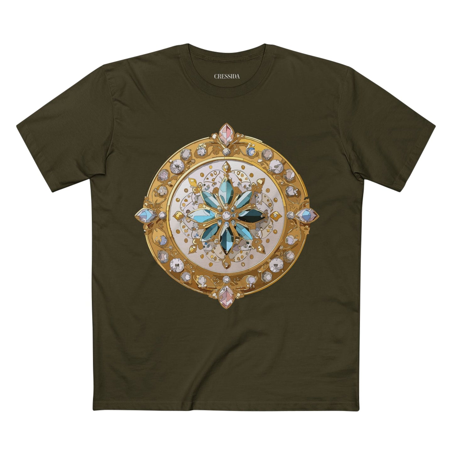 Medallion Graphic T-Shirt Unisex 100 Cotton With Gold Art Design Medal Tee 10