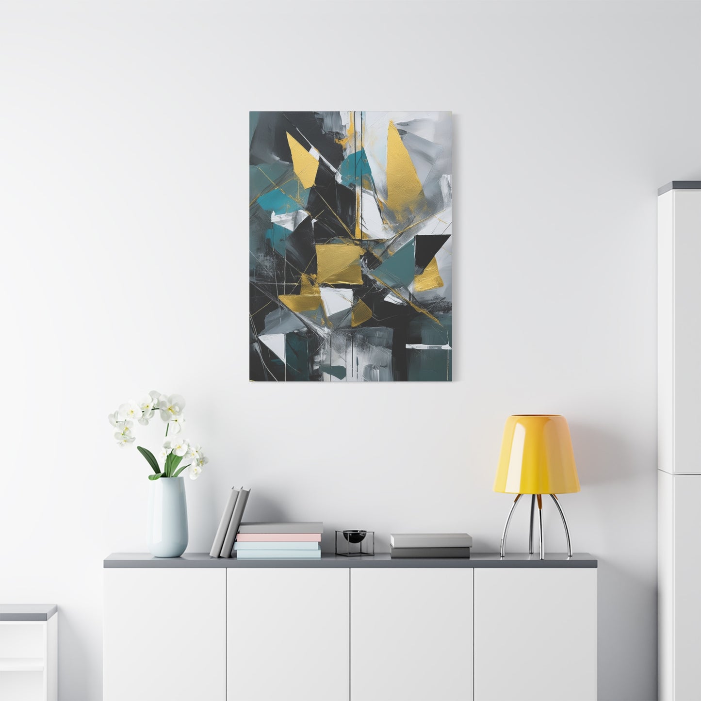 Abstract Oil Painting Print Canvas 20x24,20x30,24x30 24x32,24x36,30x40 32x48,36x48,40x60 Pine-Wood Inner Frame ABS-206