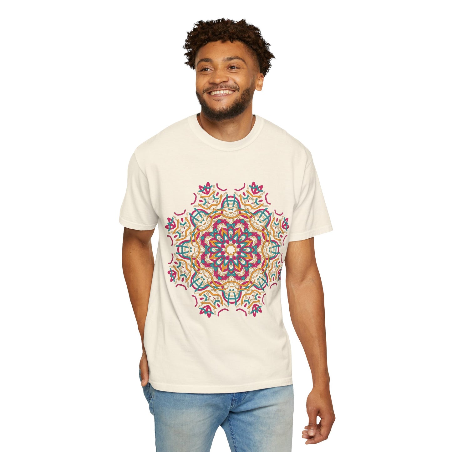 Unisex T-shirt with abstract print