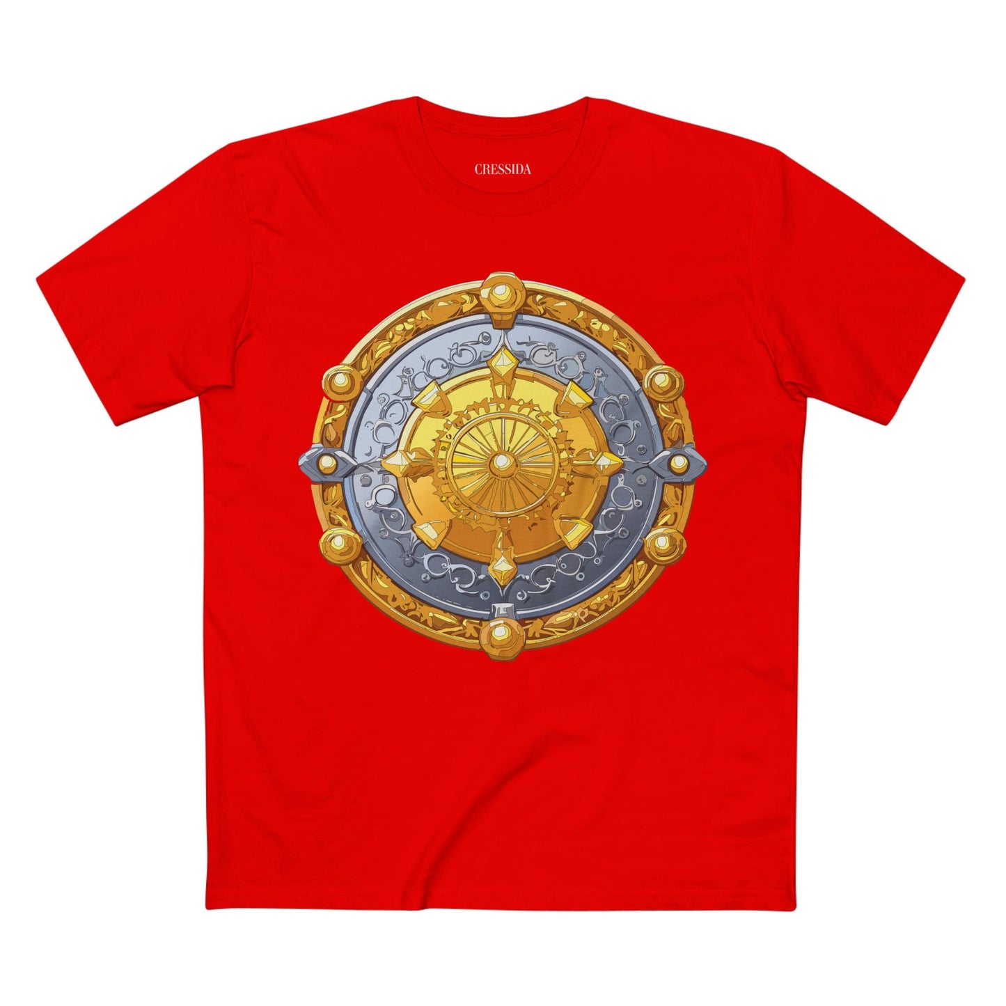 Antique Gold Coin Graphic Design T-Shirt Unisex 100 Cotton With Golden Print Artwork Tee 6