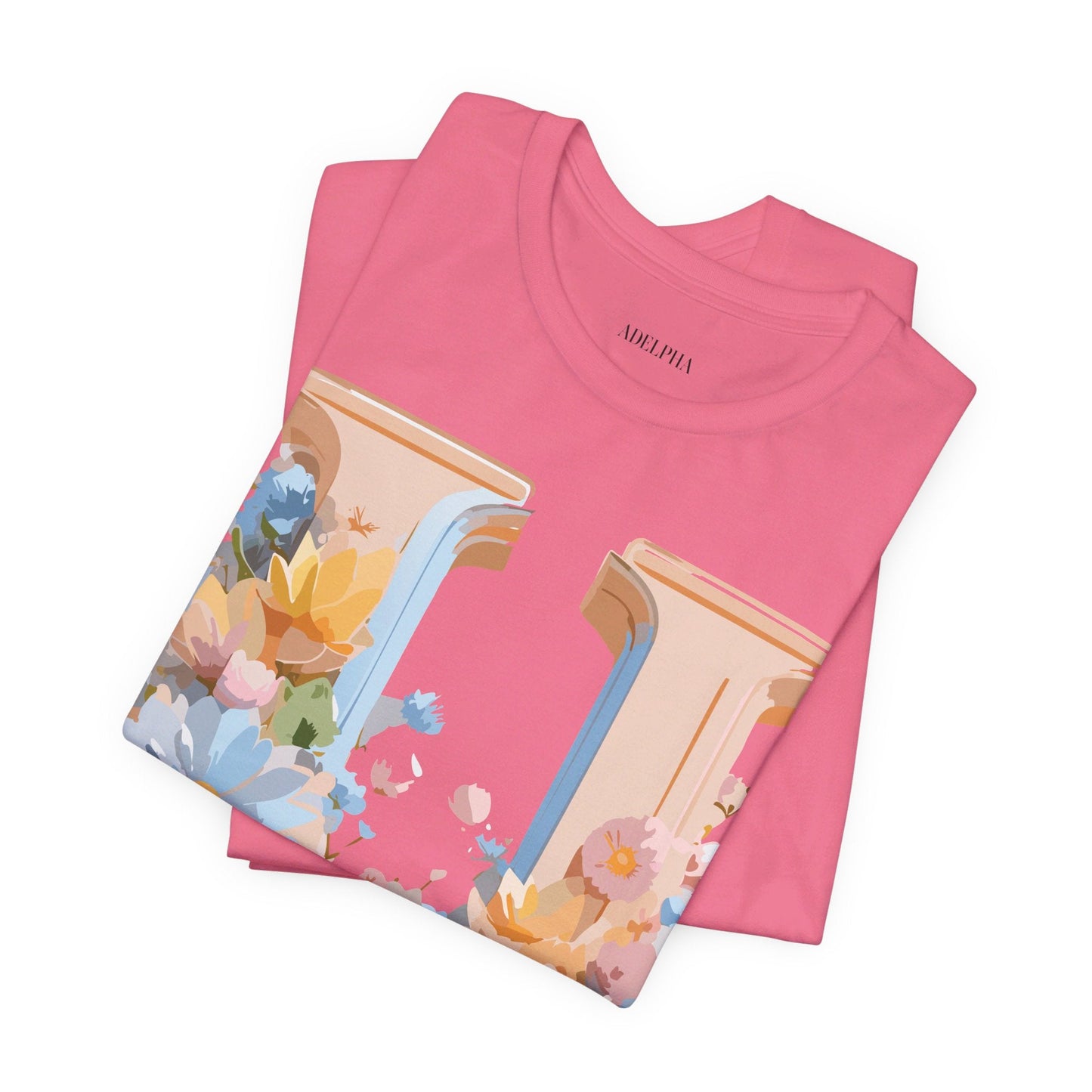 Letter U Shirt Unisex Graphic Tee By Adelpha Vintage Inspired Short Sleeve Art Design