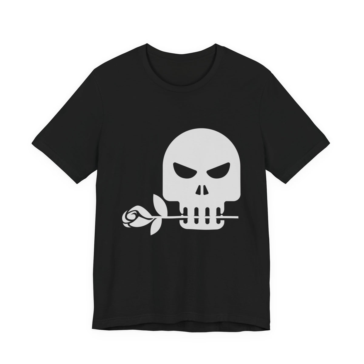 Camiseta unisex de algodón con calavera