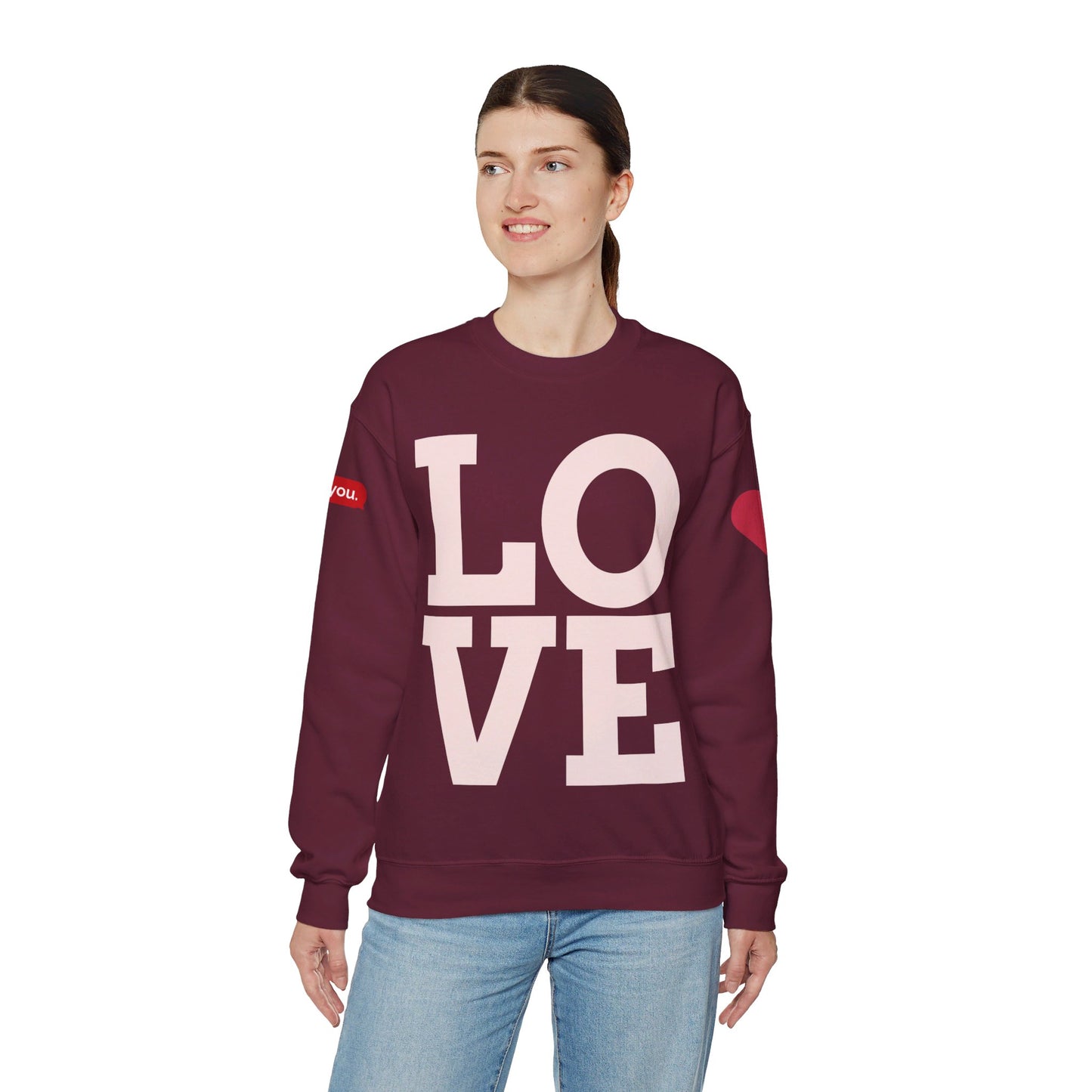 Unisex Heavy Blend Sweatshirt - LOVE