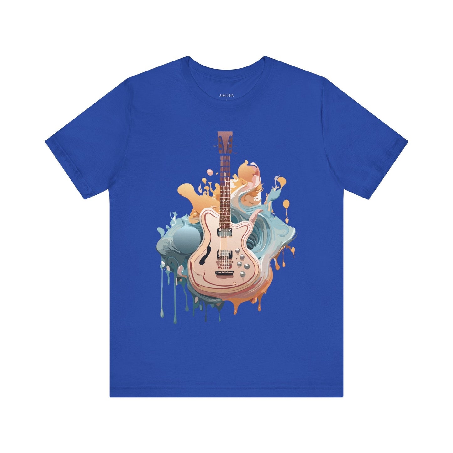 Adelpha Vintage Inspired Graphic Tee Unisex Jersey Short Sleeve Music Design Collectible