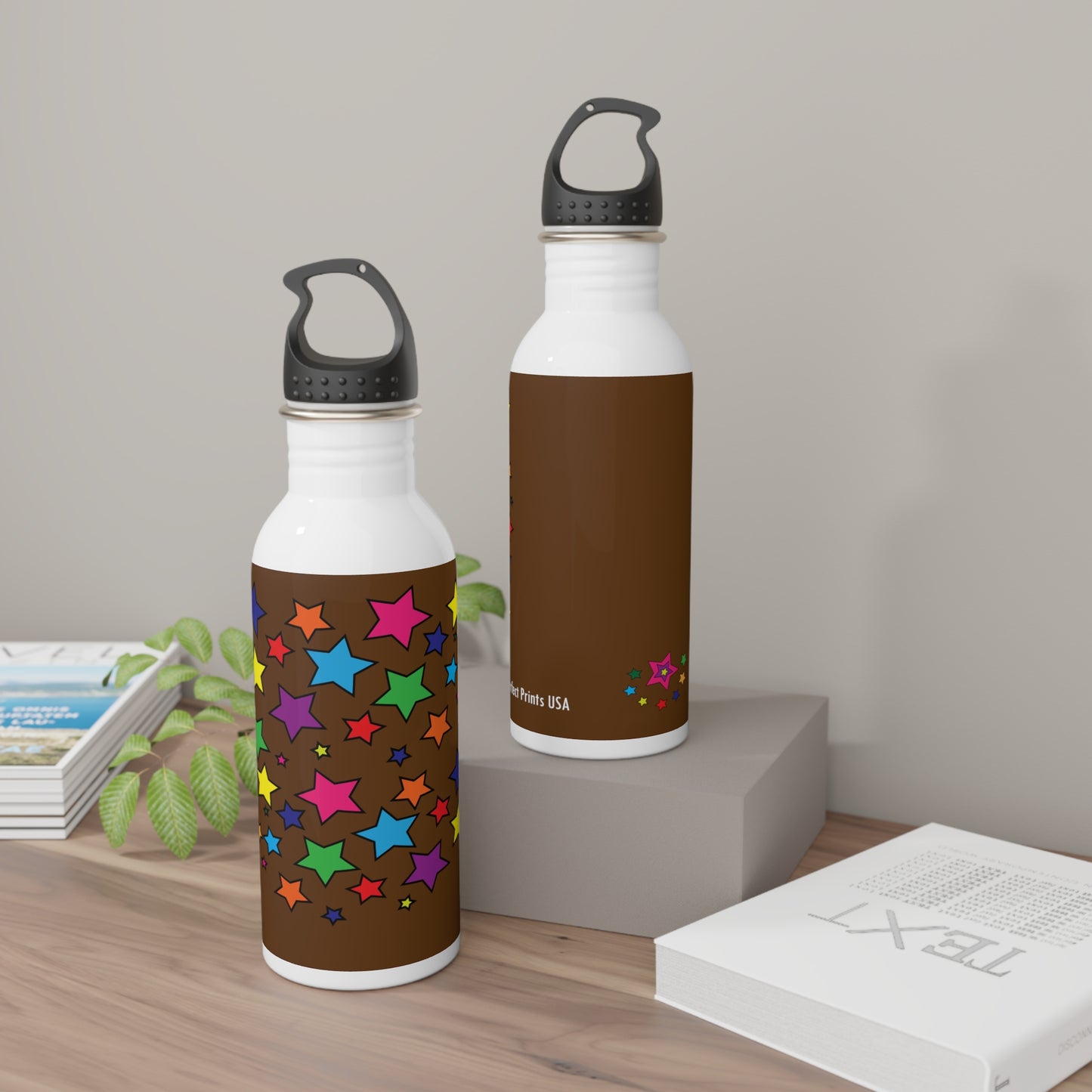 Tumbler-Wasserflasche mit Kunstdesigns 