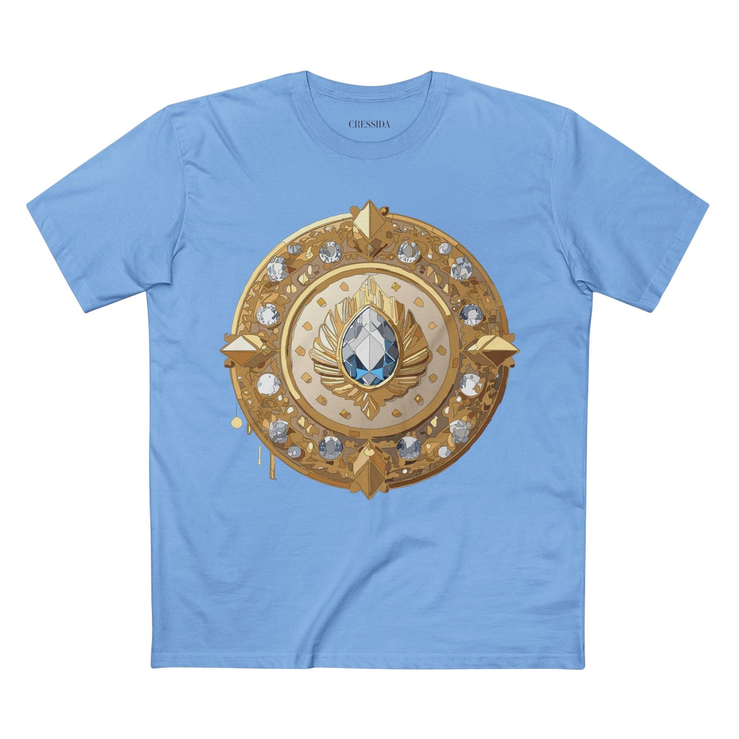 Medallion Graphic T-Shirt Unisex 100 Cotton With Gold Art Design Medal Tee 26
