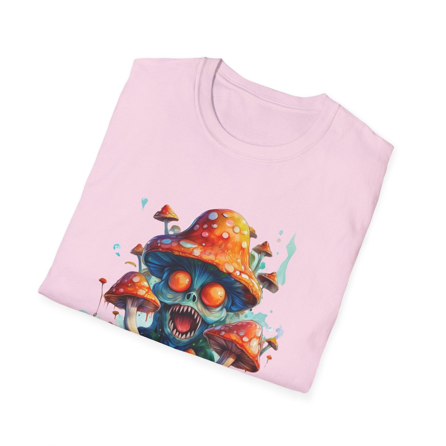 Mashroom Tee Shirt Unisex Softstyle 64000 Graphic Tee Funny Mashroom Design Gift