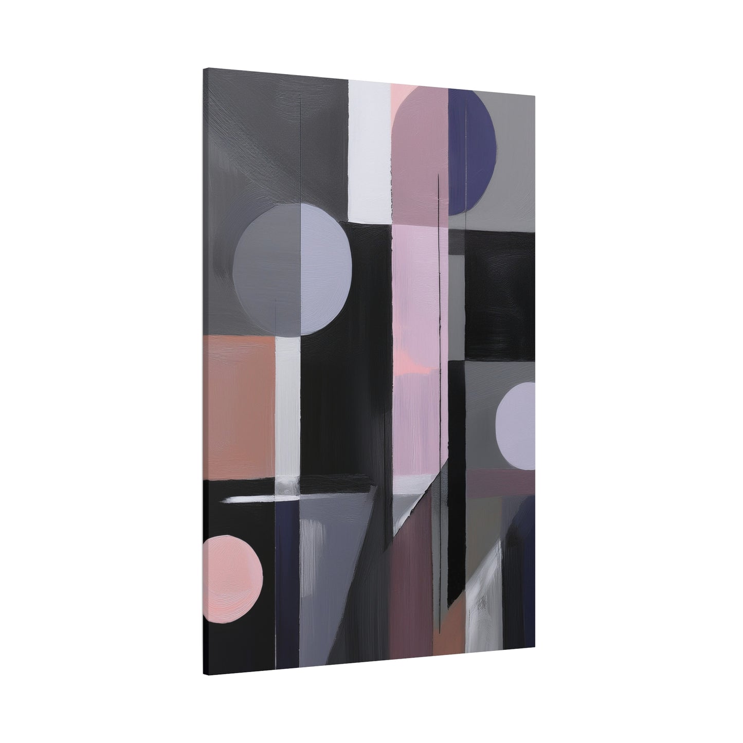 Abstract Geometric Painting Print Canvas 20x24,20x30,24x30 24x32,24x36,30x40 32x48,36x48,40x60 Pine-Wood Inner Frame ABS-48