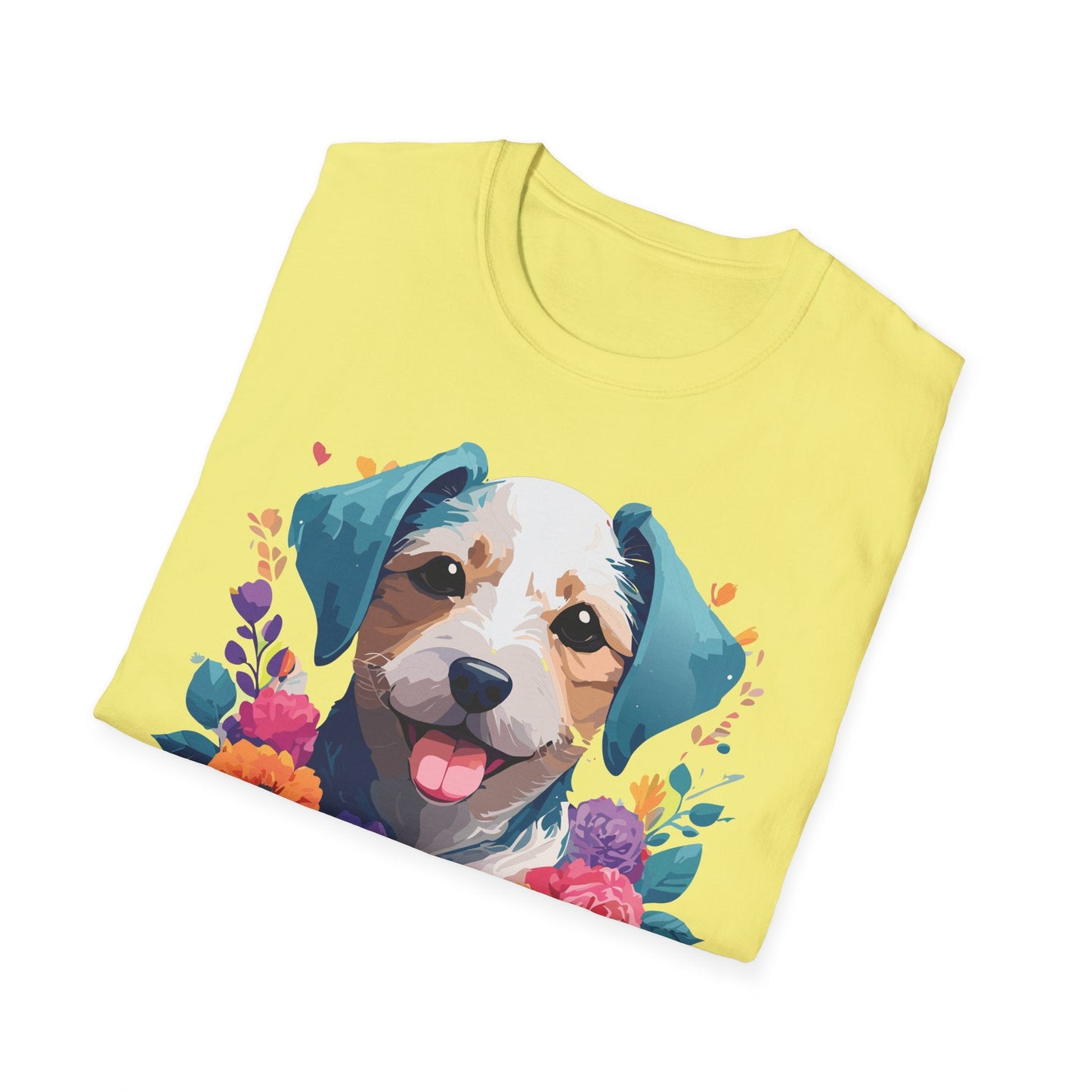Dog Shirt Unisex Animal Tee Softstyle 64000 Gildan RingSpun Cotton
