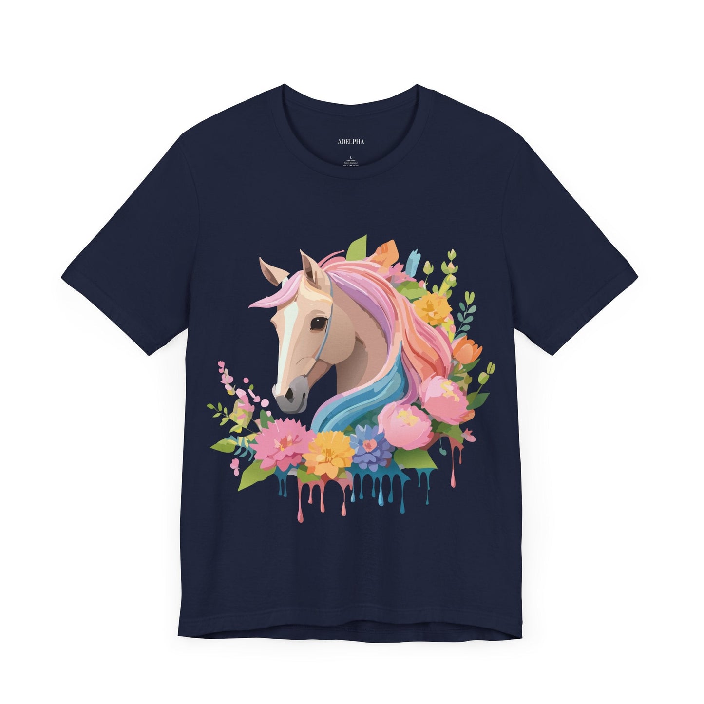 Horse Graphic Unisex 100 Cotton Vintage Animal Art T-Shirt 2