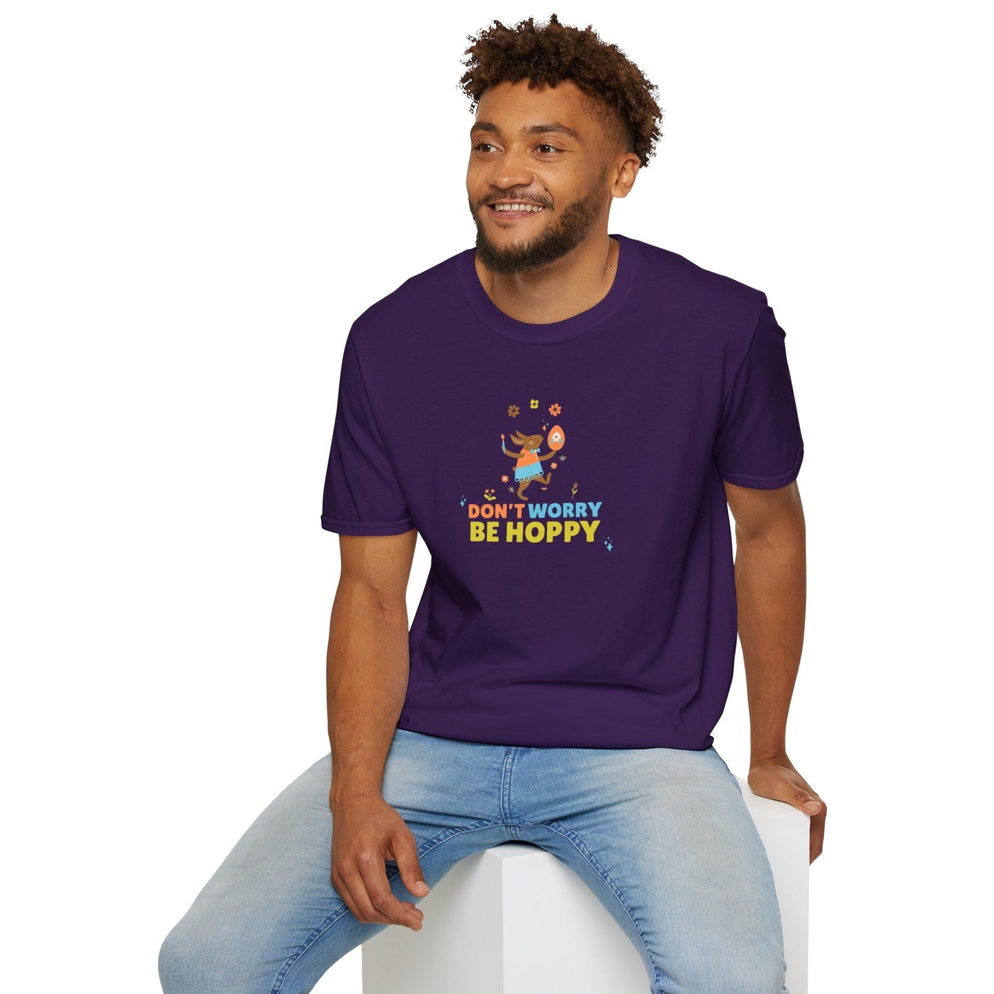 Easter Day T Shirt With Signature Art Design Unisex Softstyle Tee 64000 By Gildan