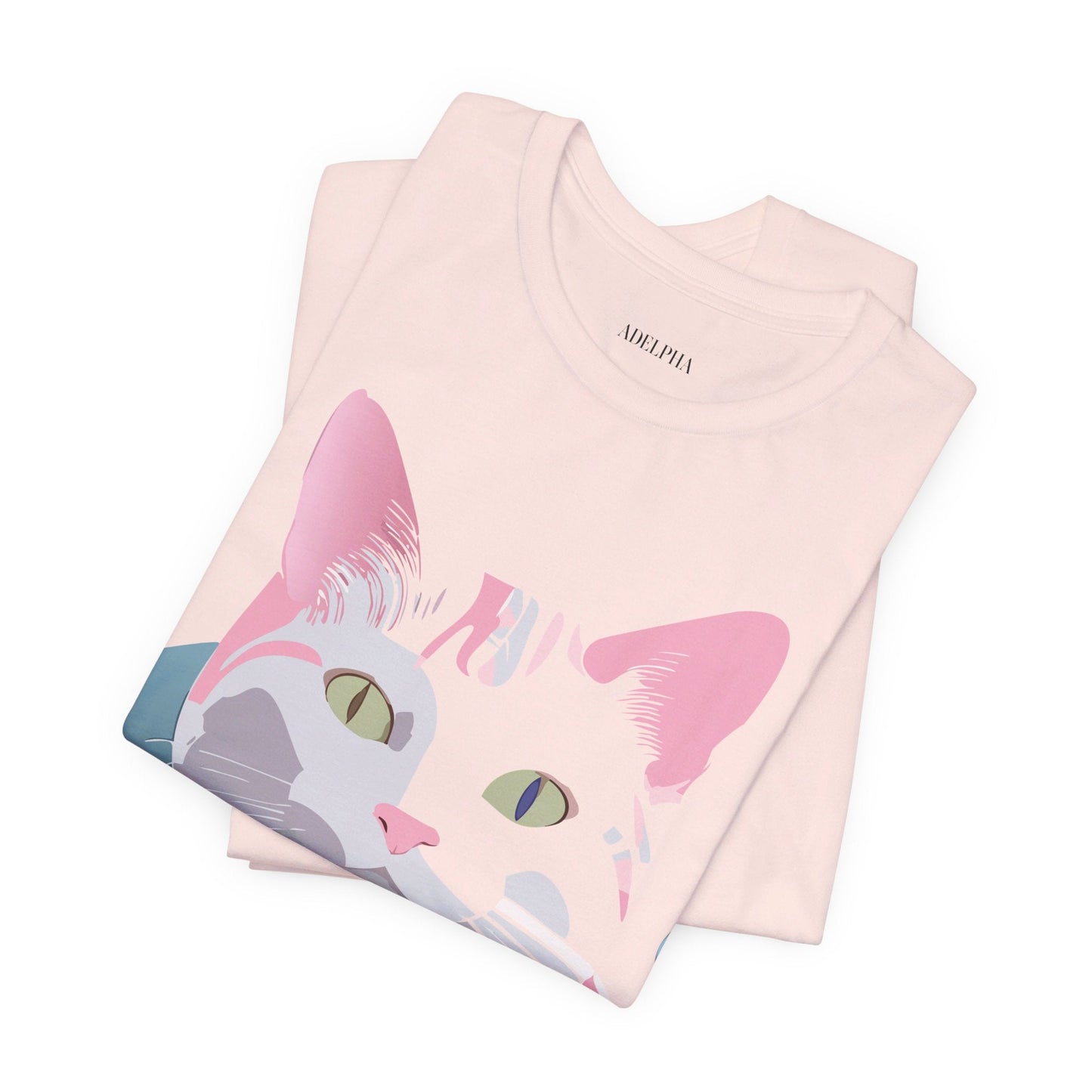 Adelpha Cat Graphic Tee Unisex Short Sleeve Shirt Vintage Inspired Artwork