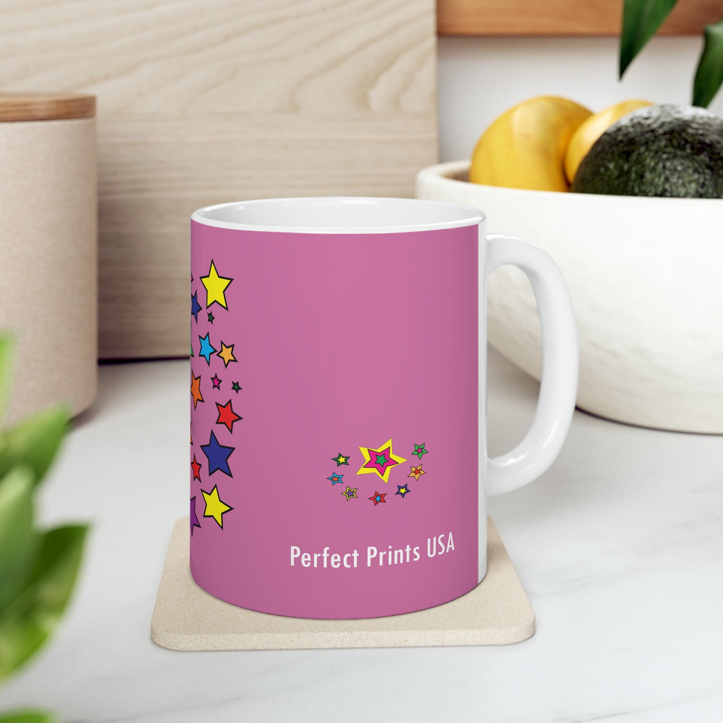 Coffee & Tea Mug with Stars print