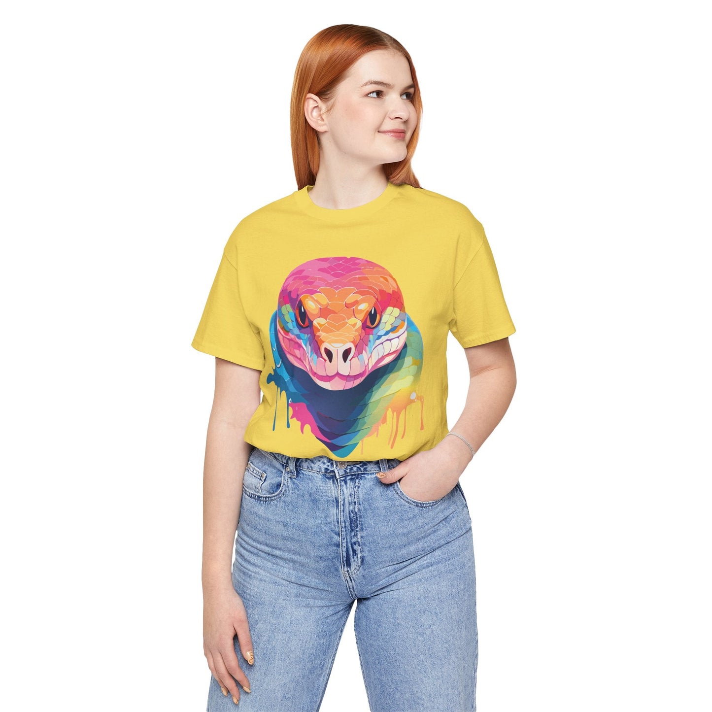 Unisex Animal Shirt With Art Design Wild Animals Graphic Print Casual Short Sleeve Tee