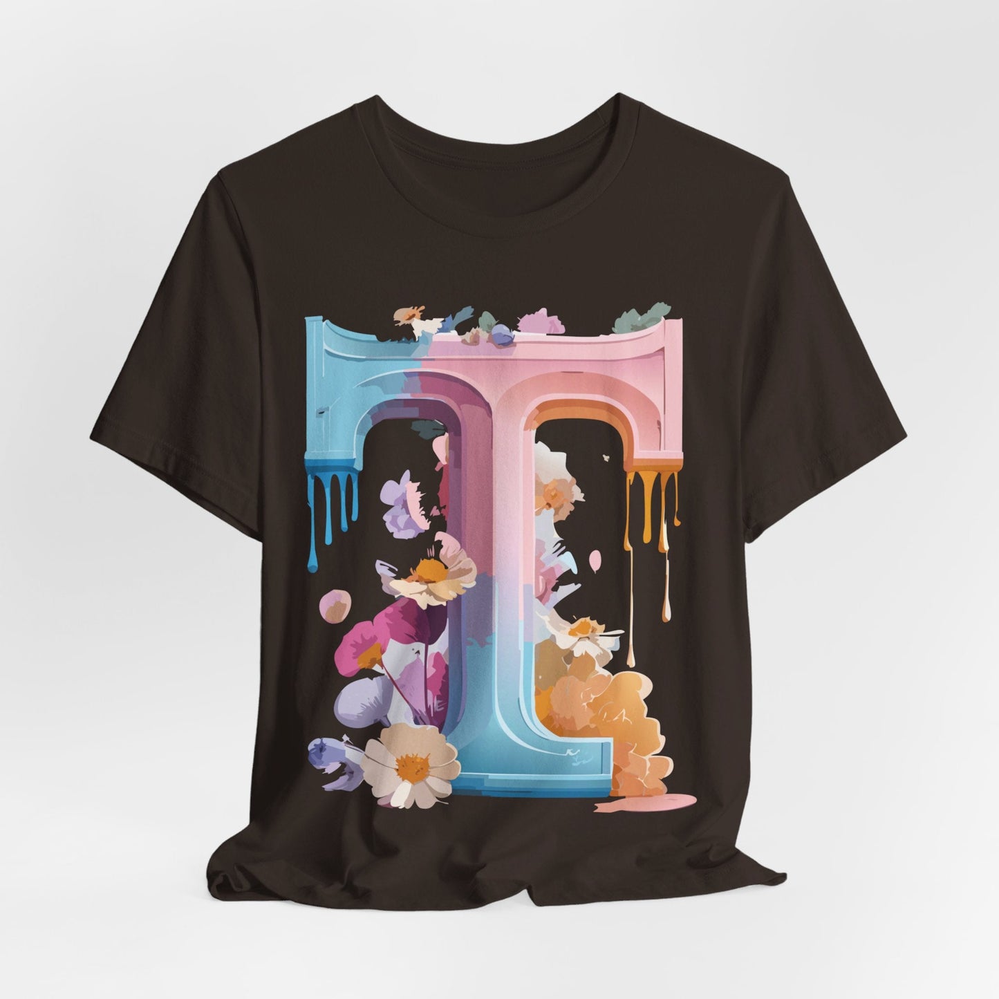 Unisex Graphic Letter T Shirt by Adelpha Vintage Inspired Art Tee Short Sleeve Premium