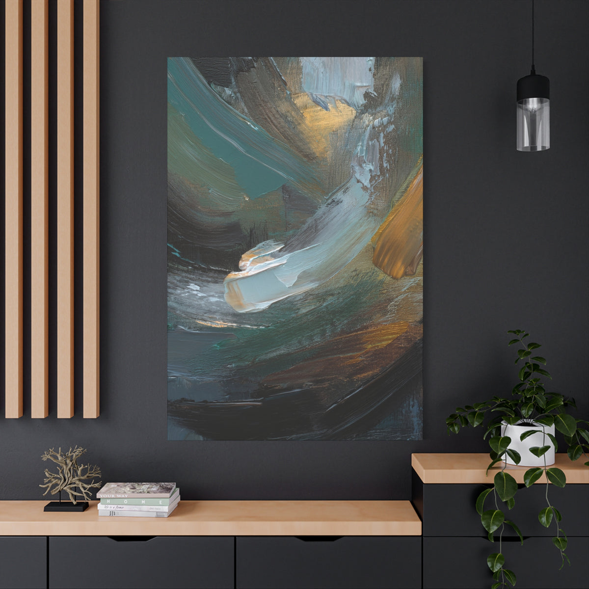 Abstract Oil Painting Print Canvas 20x24,20x30,24x30 24x32,24x36,30x40 32x48,36x48,40x60 Pine-Wood Inner Frame ABS-79