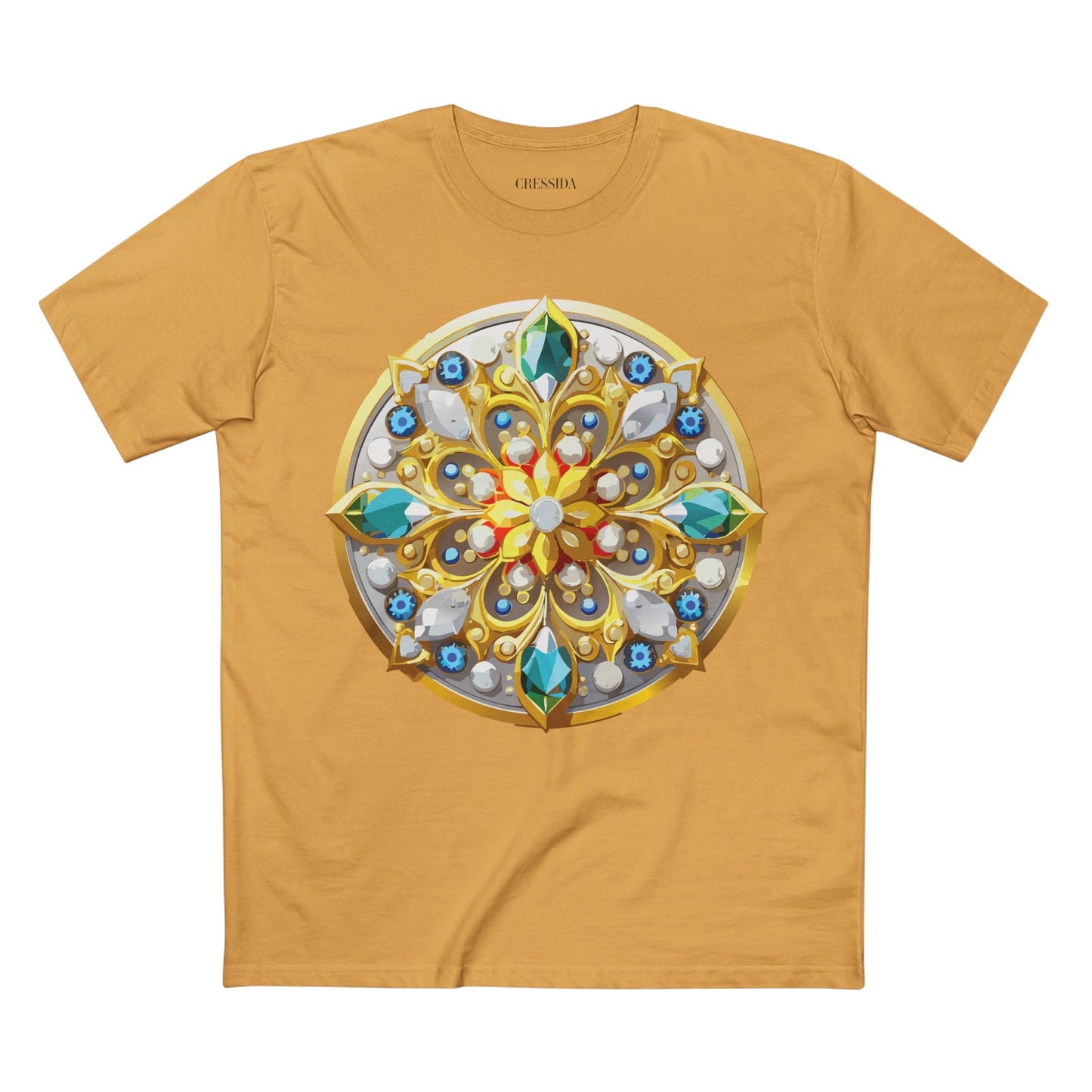 Medallion Graphic T-Shirt Unisex 100 Cotton With Gold Art Design Medal Tee 2