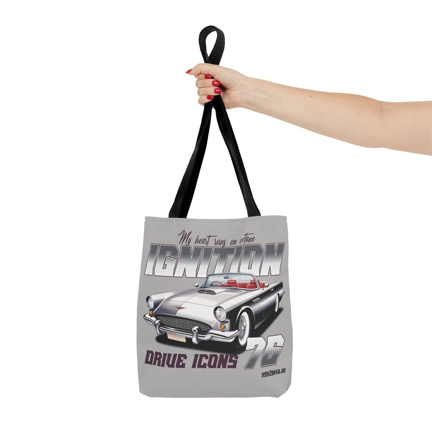 Canvas Tote Bag Classic Vintage Car Durable Stylish Everyday Use Perfect For Work