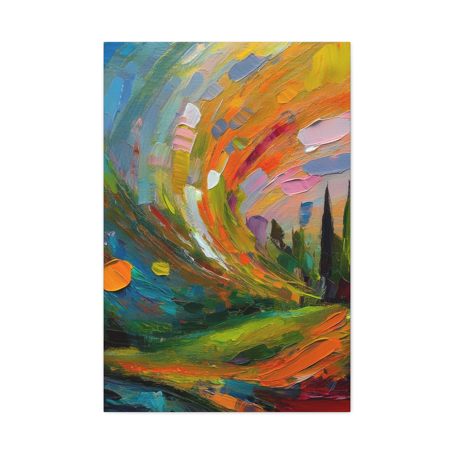 Abstract Oil Painting Print Canvas 20x24,20x30,24x30 24x32,24x36,30x40 32x48,36x48,40x60 Pine-Wood Inner Frame ABS-119