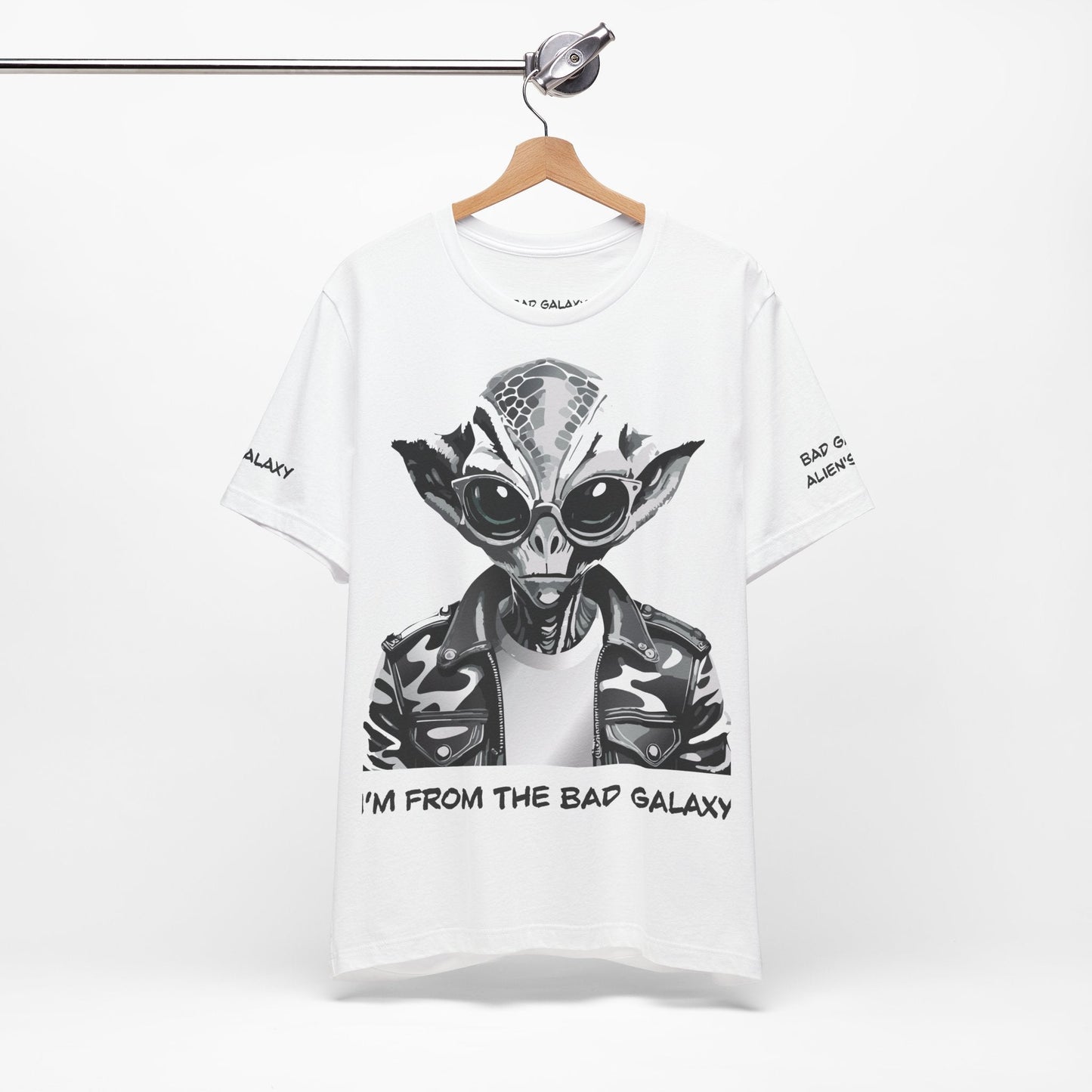 Alien Tee Shirt From Bad Galaxy Made To Order 100 Percent Cotton Eco Friendly Inks