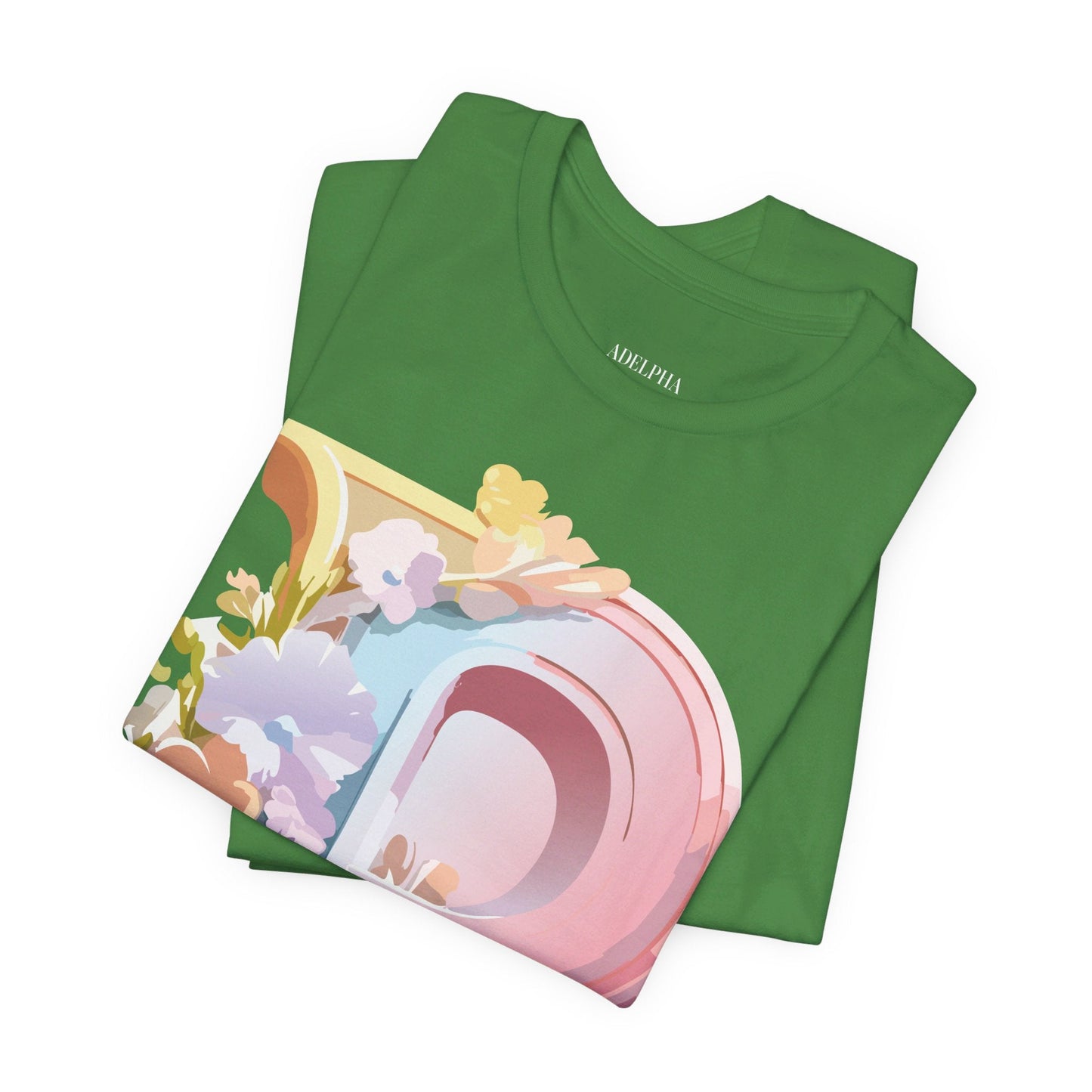 Letter P Shirt Graphic Tee Unisex Jersey Short Sleeve Adelpha Vintage Inspired Artwork